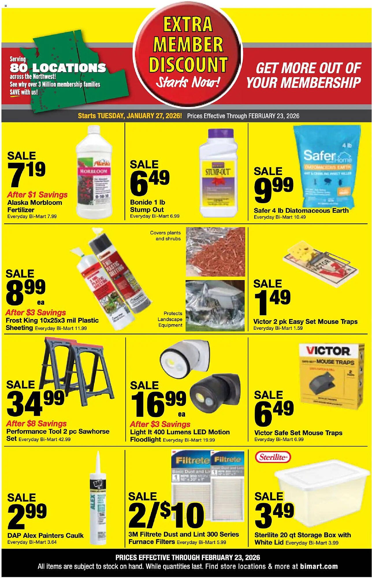 Bi-Mart weekly ad