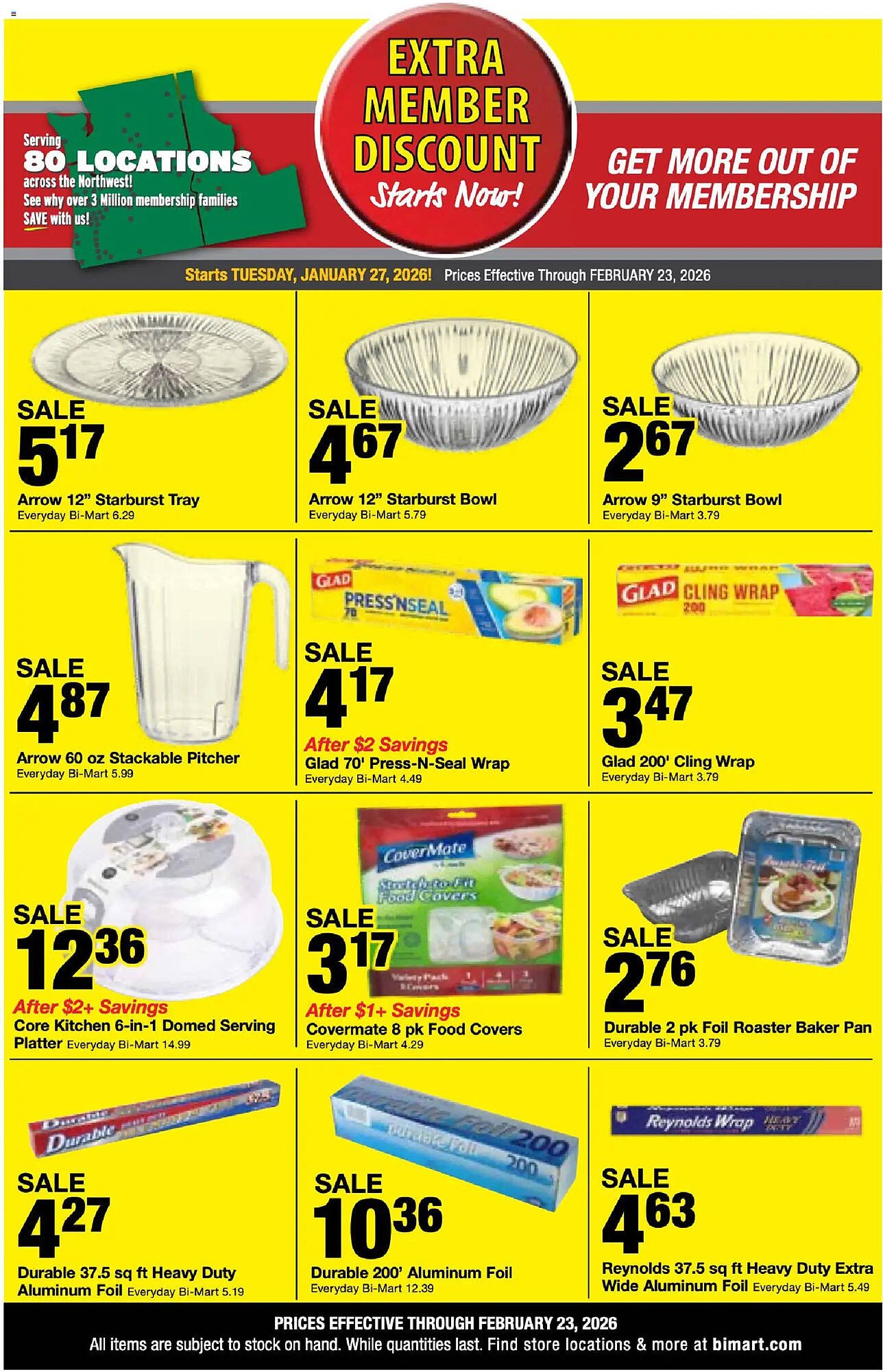 Bi-Mart weekly ad
