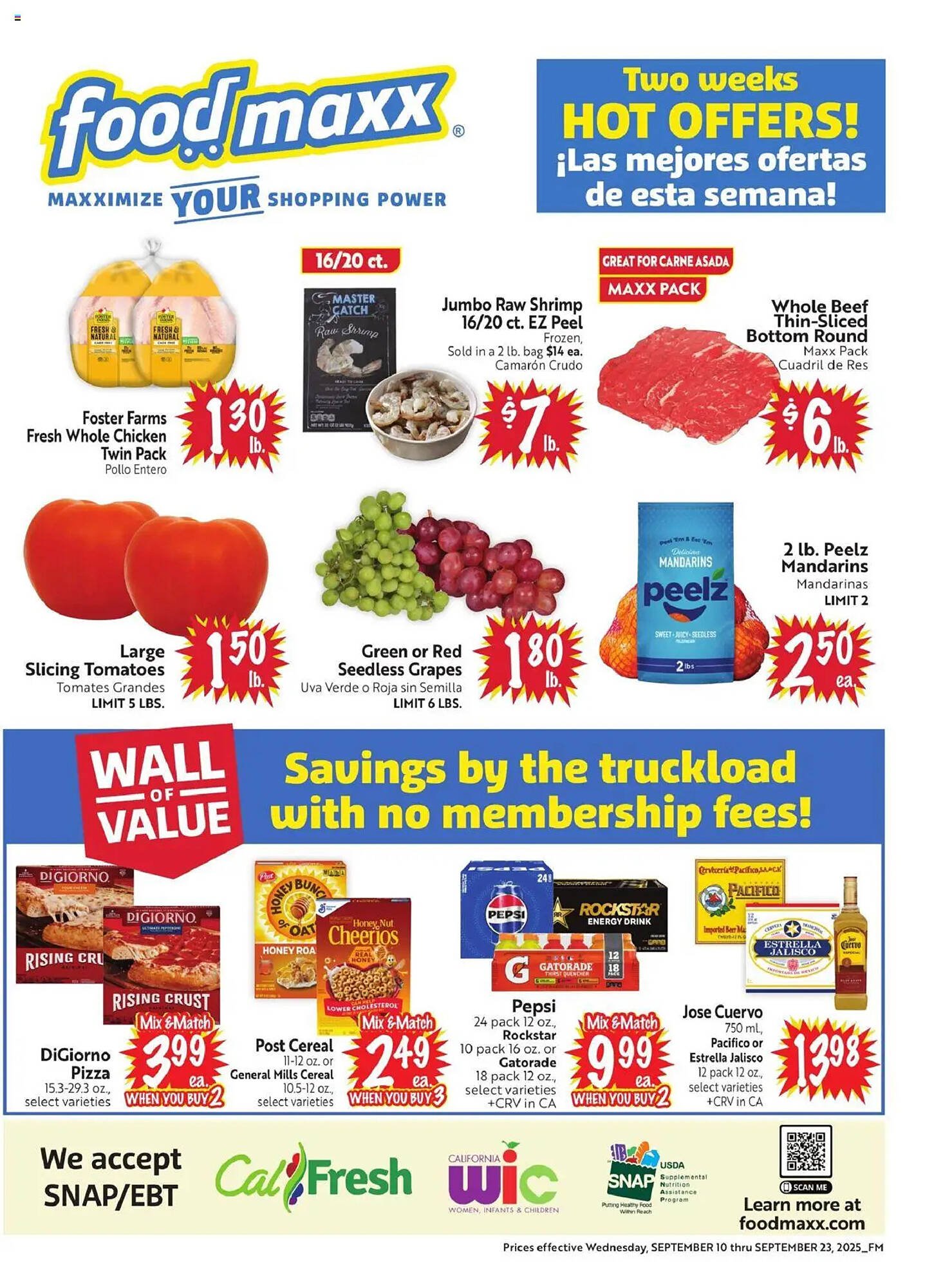 Foodmaxx weekly ad (2025-09-10 - 2025-09-24) | 1