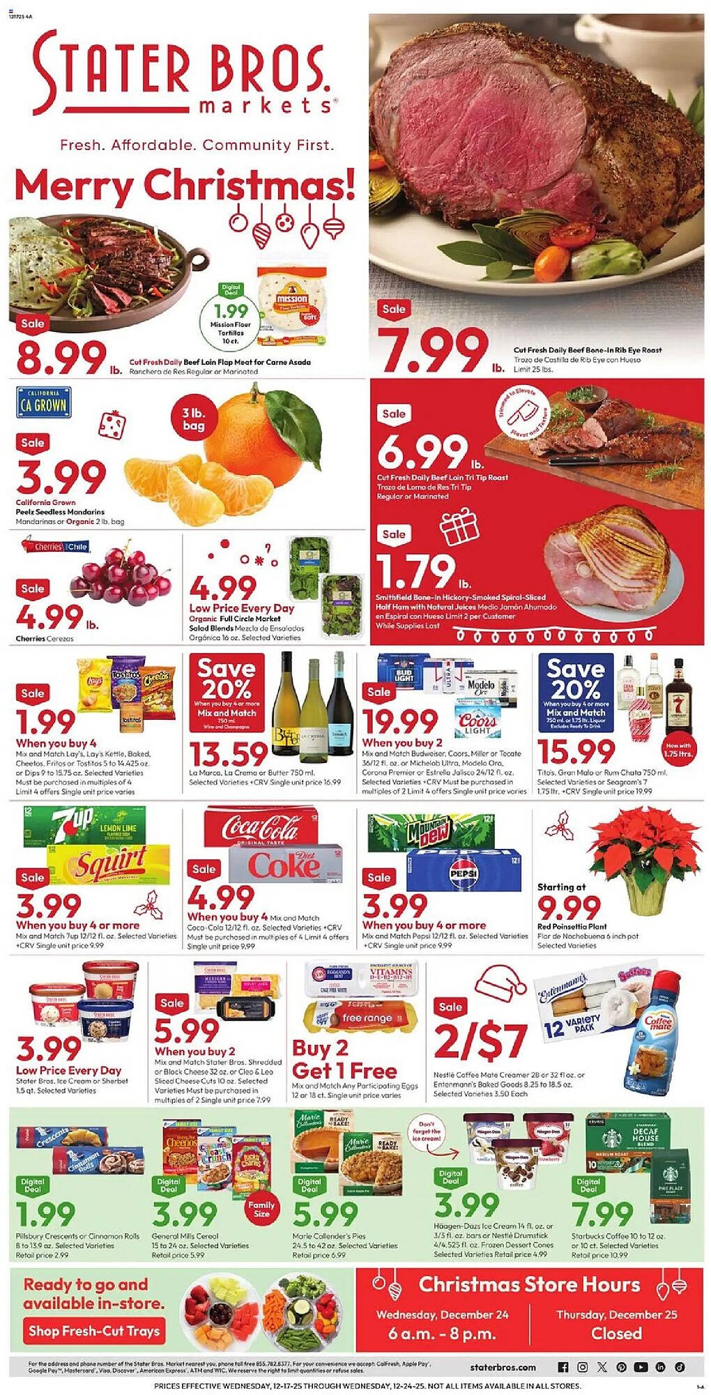 Stater Bros weekly ad