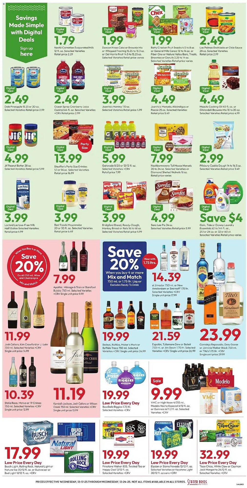 Stater Bros weekly ad