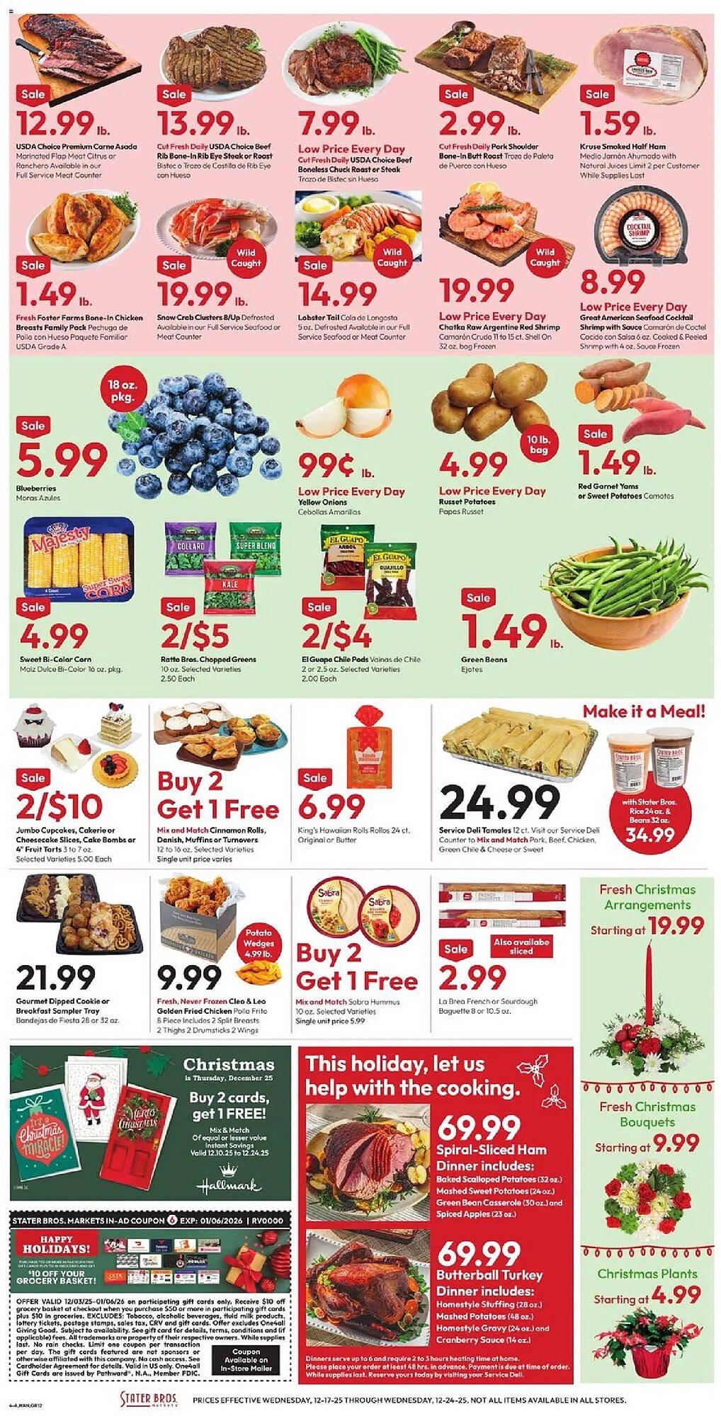 Stater Bros weekly ad