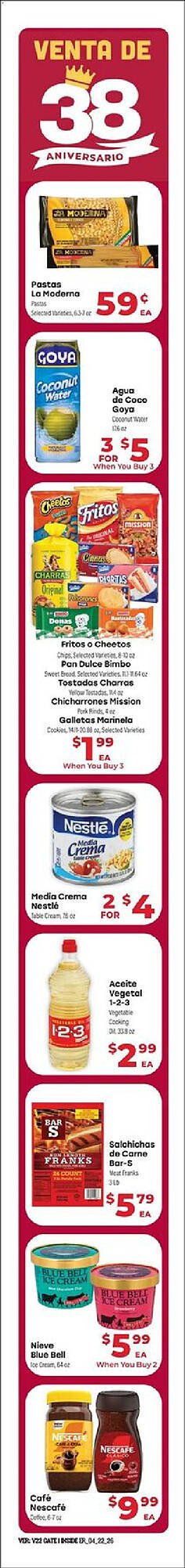 Supermercado El Rancho weekly ad
