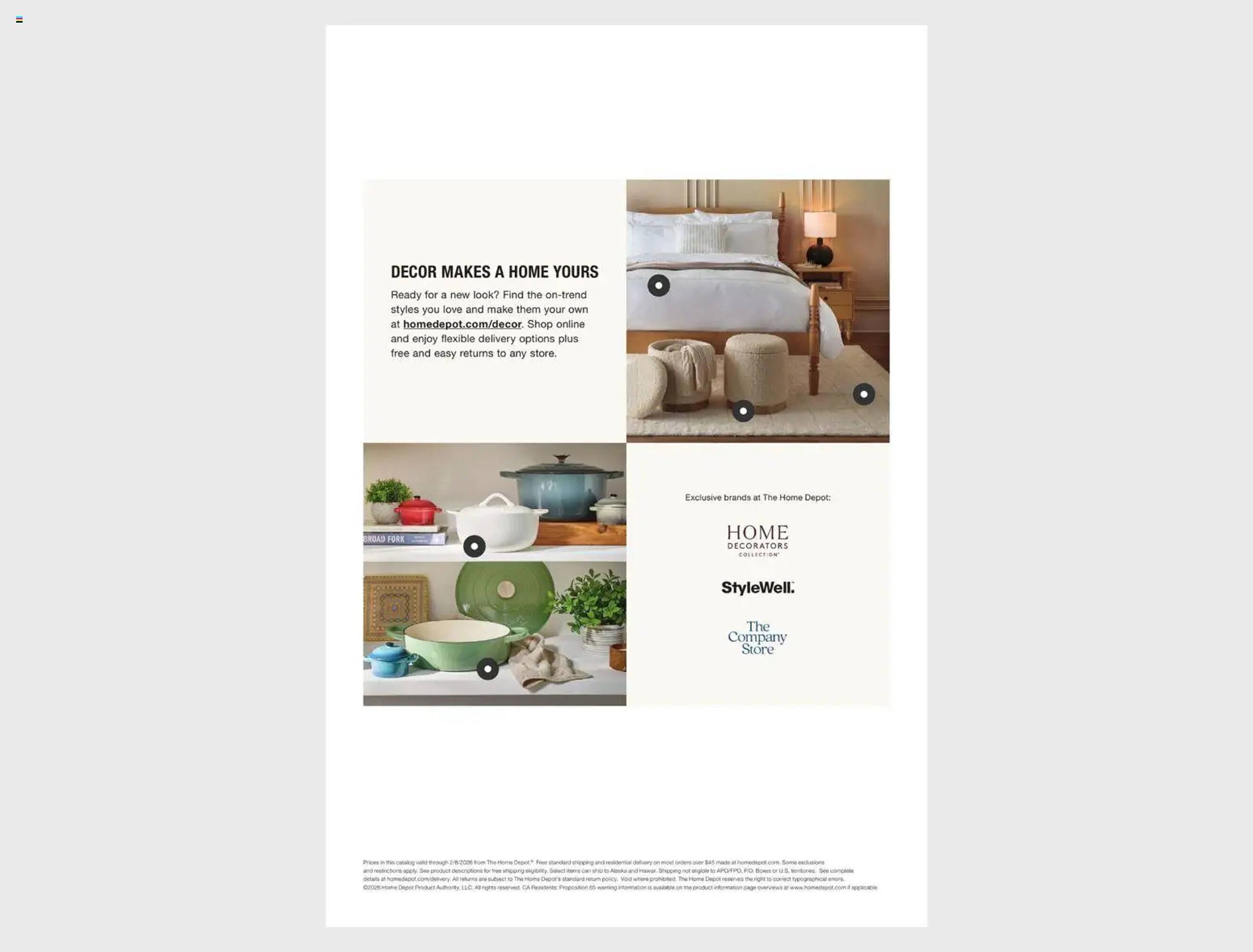 The Home Depot flyer