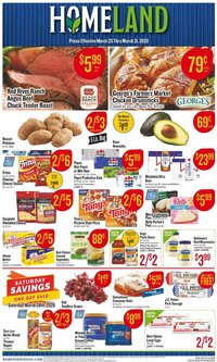 Homeland Market weekly ad