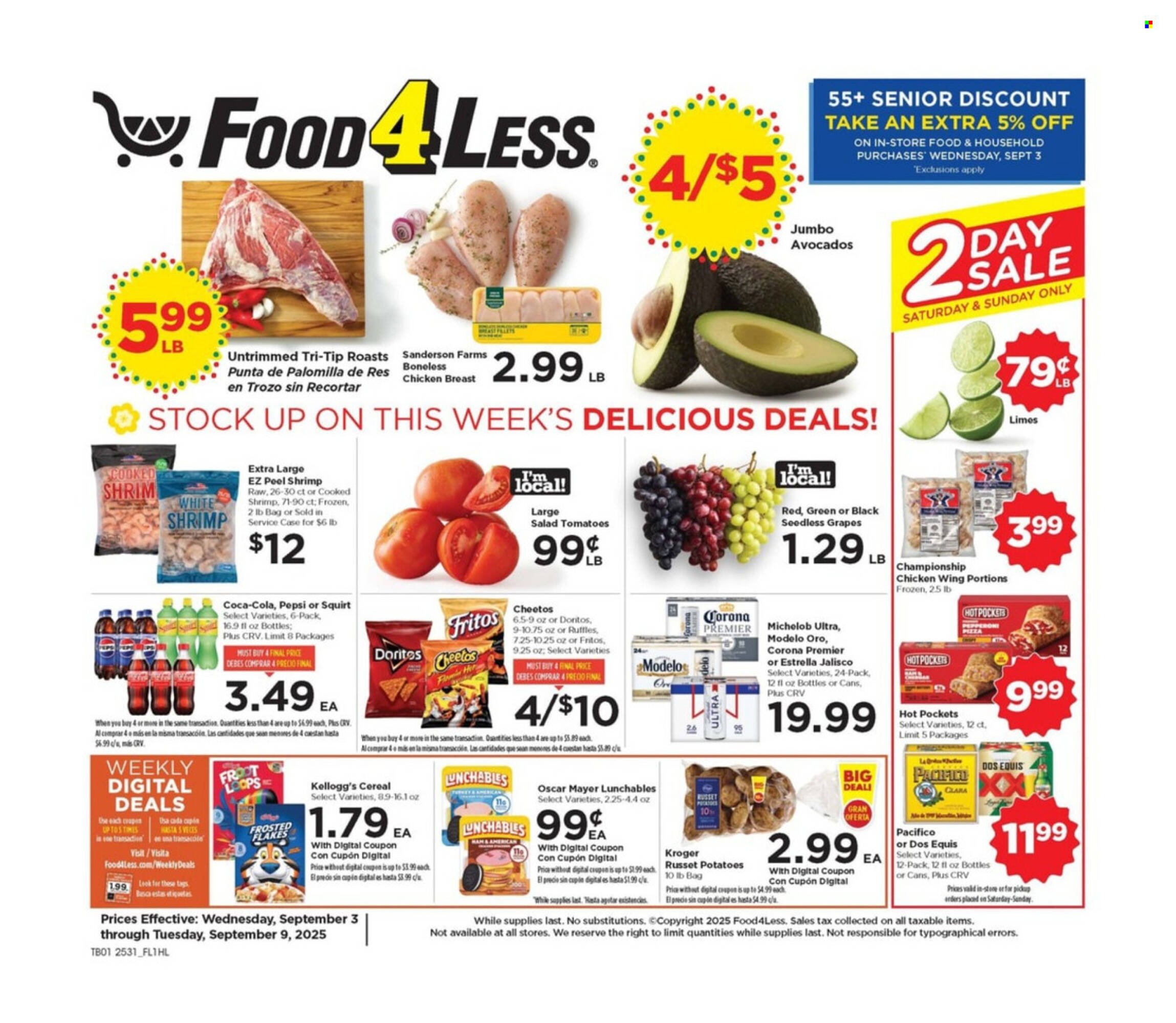 Food 4 Less weekly ad (2025-09-03 - 2025-09-09) | 1