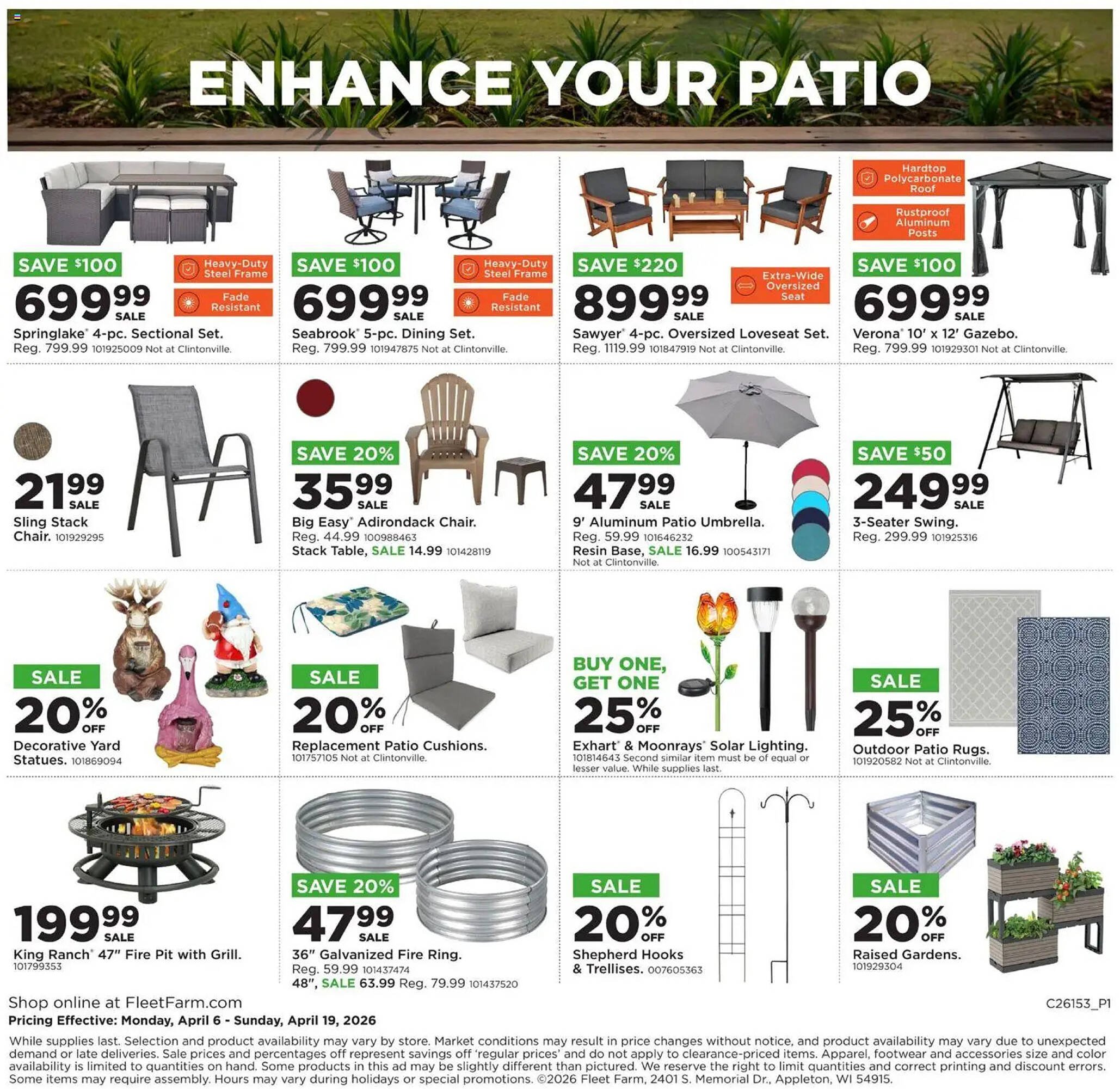 Mills Fleet Farm weekly ad