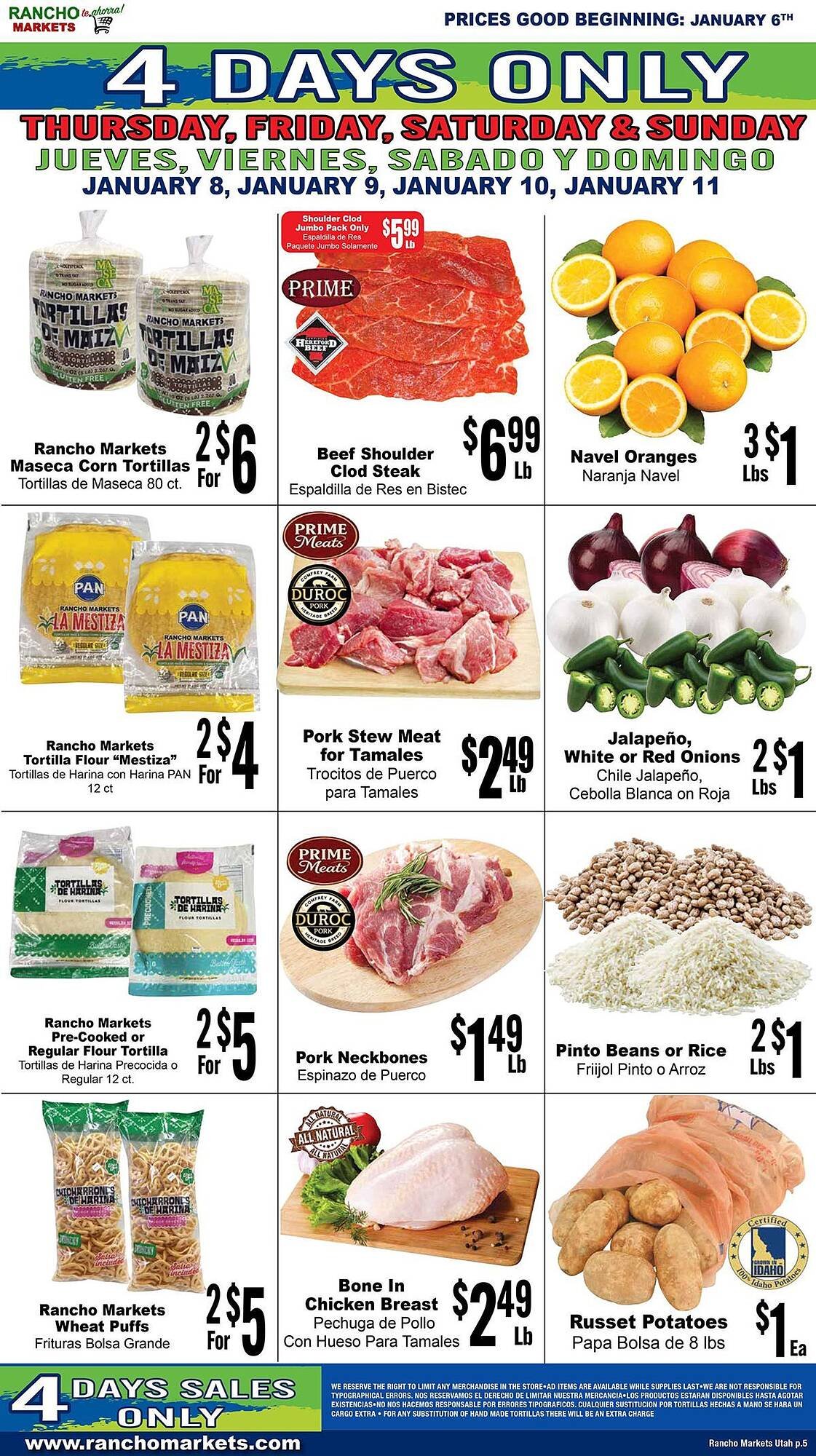 Rancho Markets weekly ad