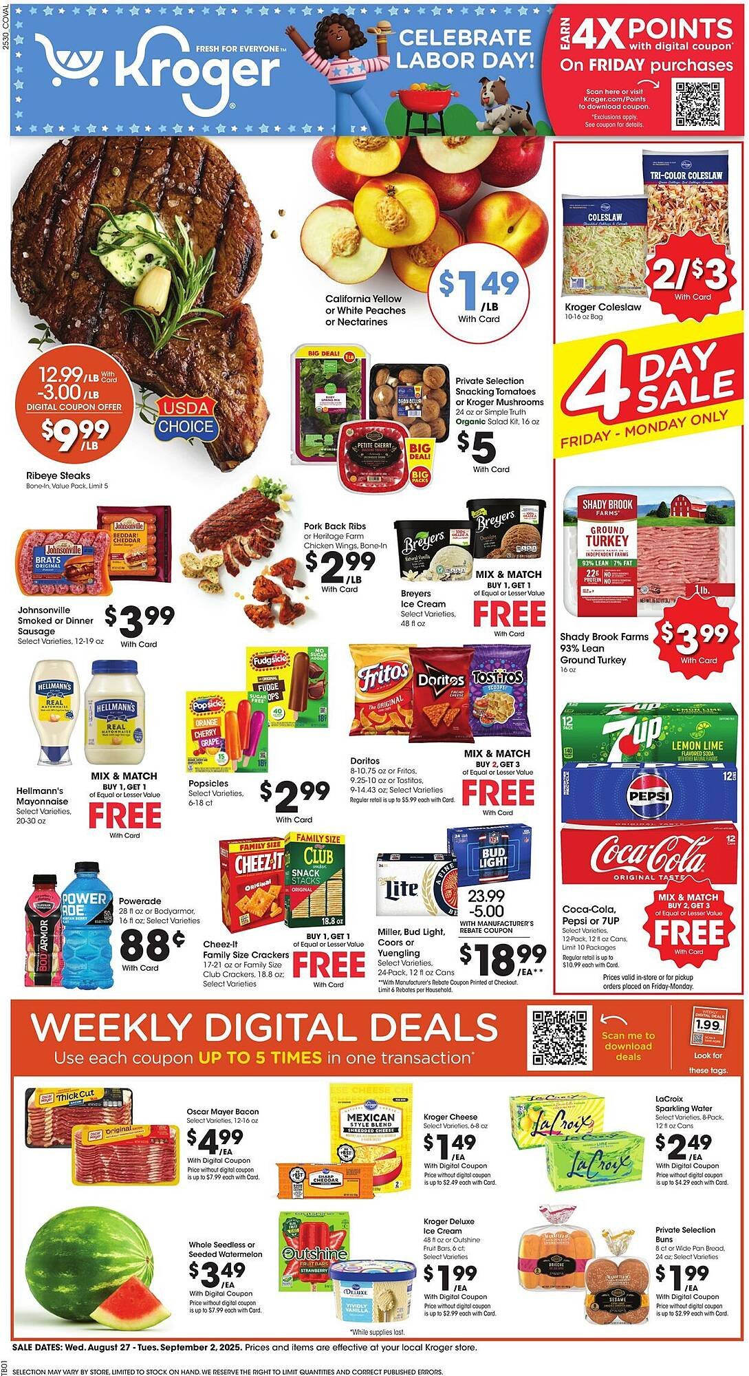 Kroger Weekly Ad (2025-08-27 - 2025-09-02) | 1