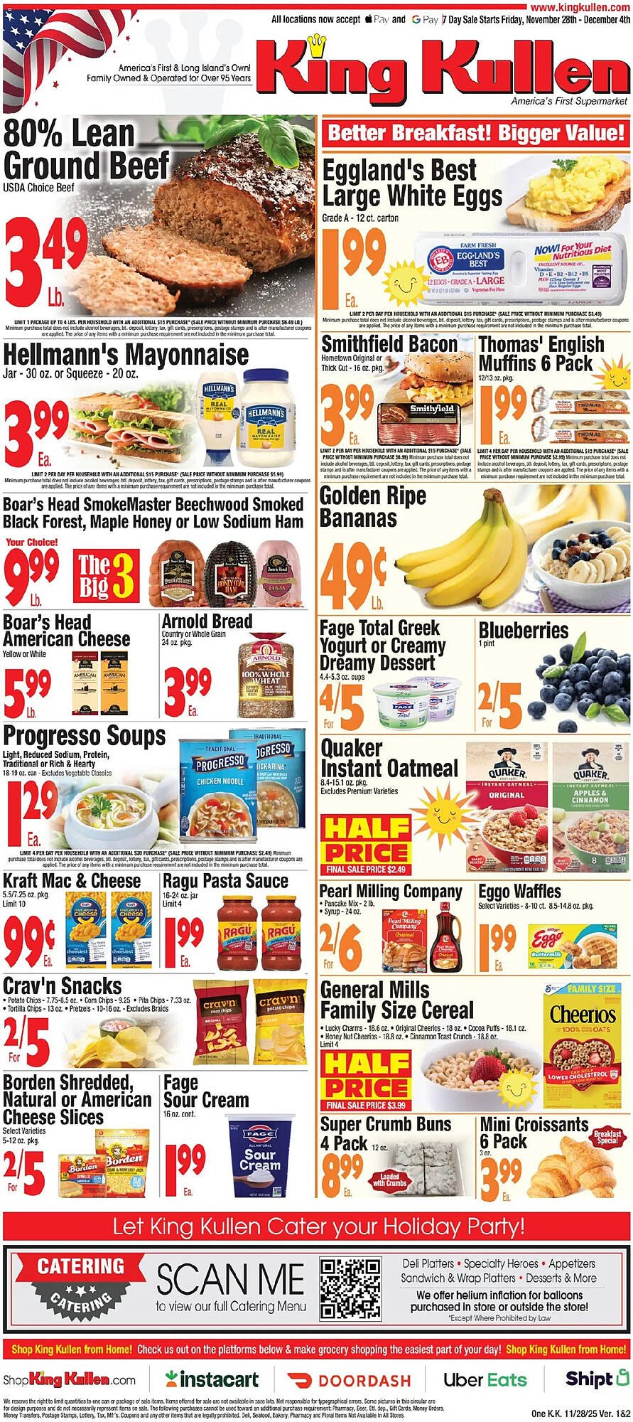 King Kullen weekly ad