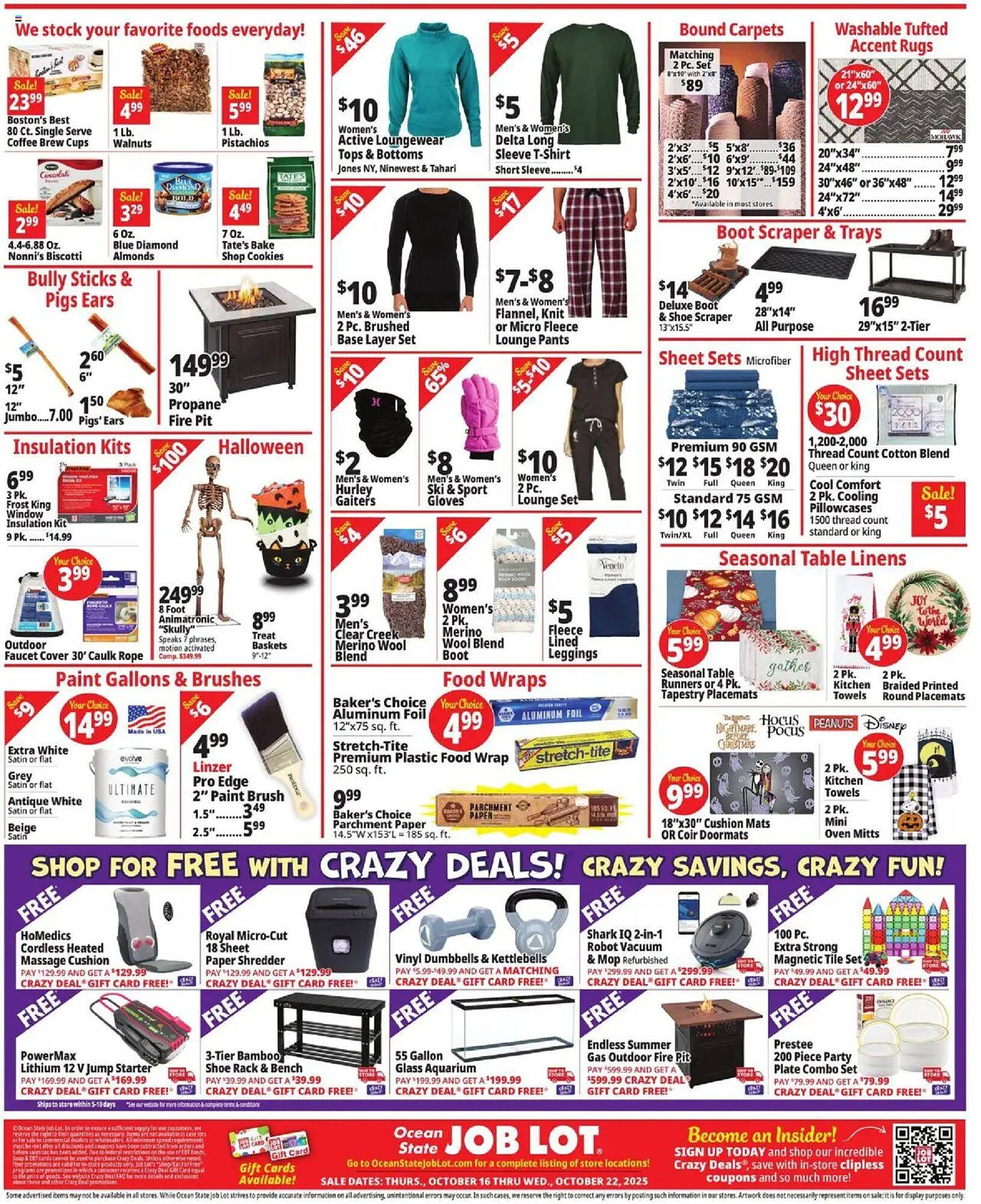 Ocean State Job Lot flyer (2025-10-16 - 2025-10-22) | 2