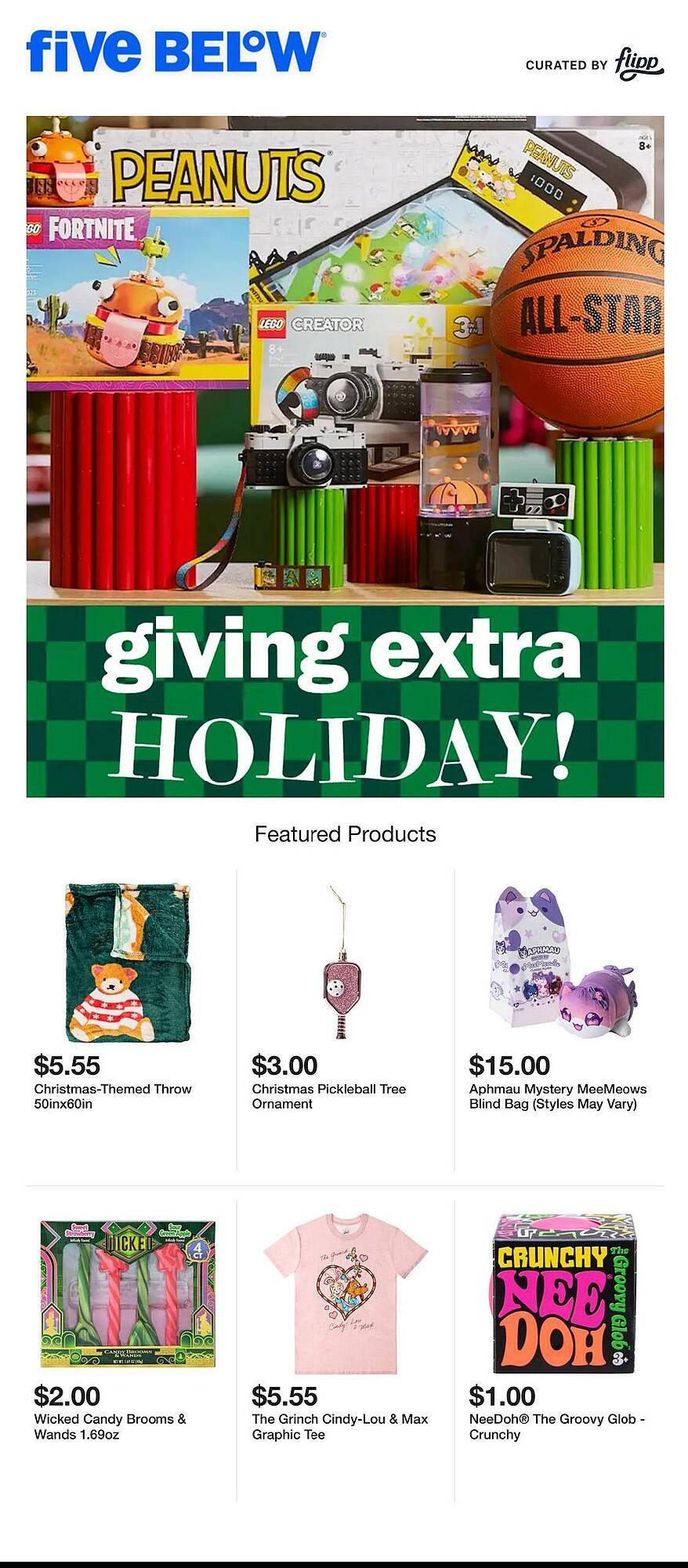 Five Below weekly ad