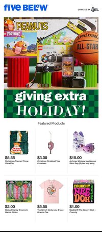 Five Below weekly ad
