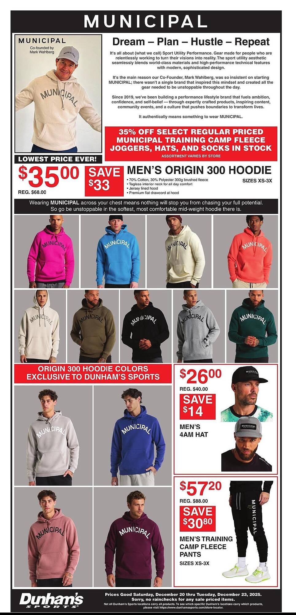 Dunham's Sports weekly ad