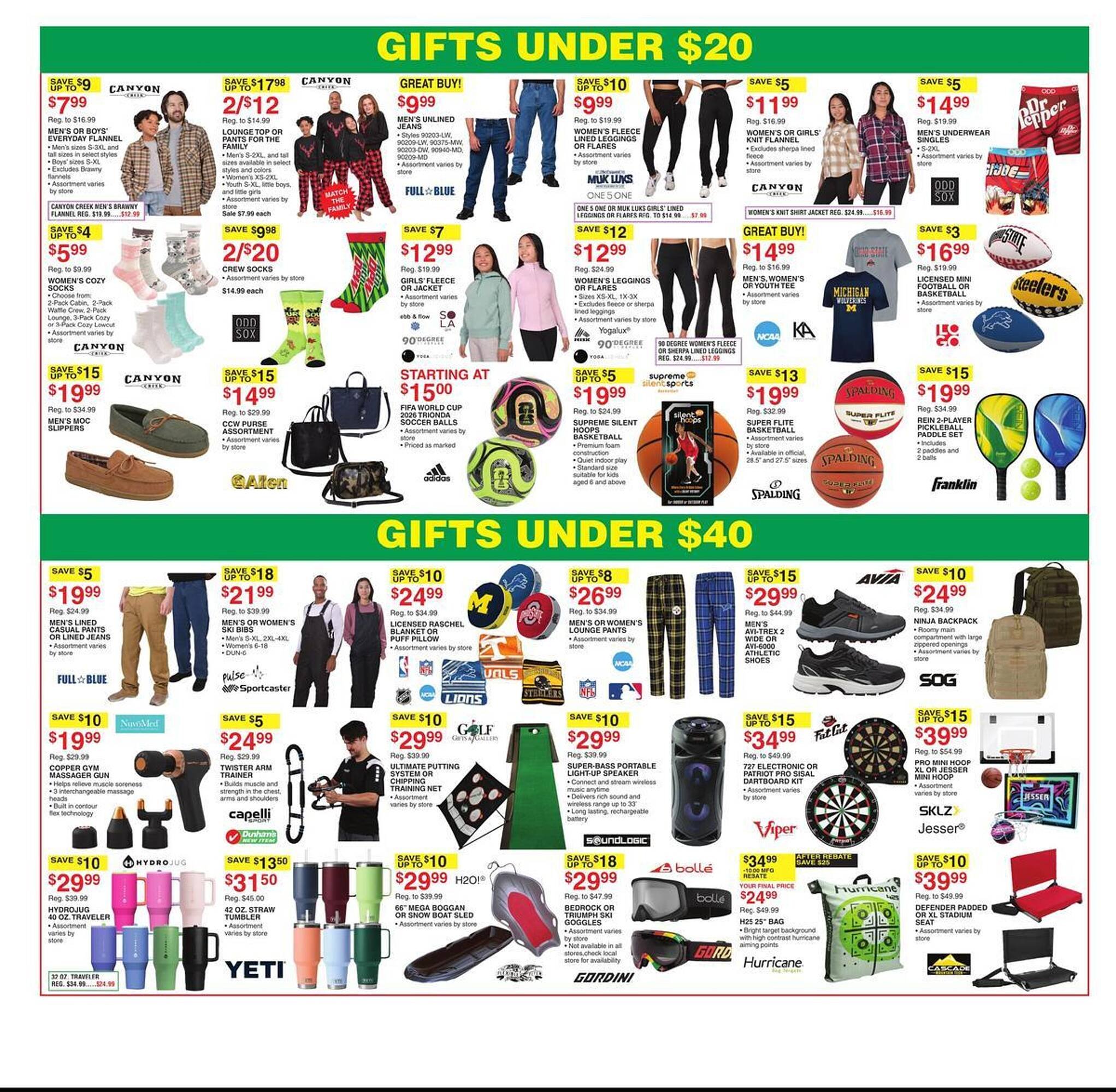 Dunham's Sports weekly ad