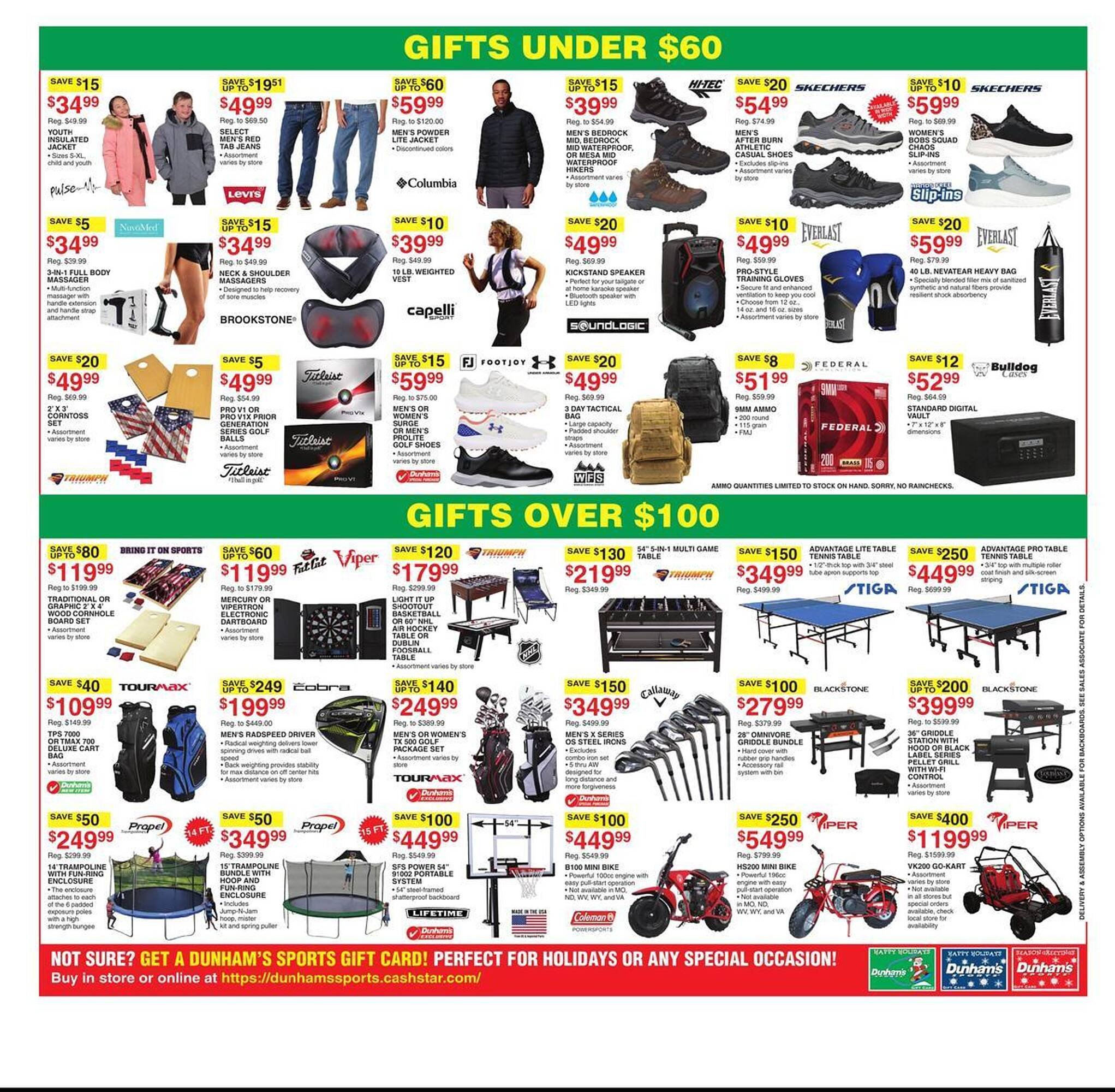 Dunham's Sports weekly ad