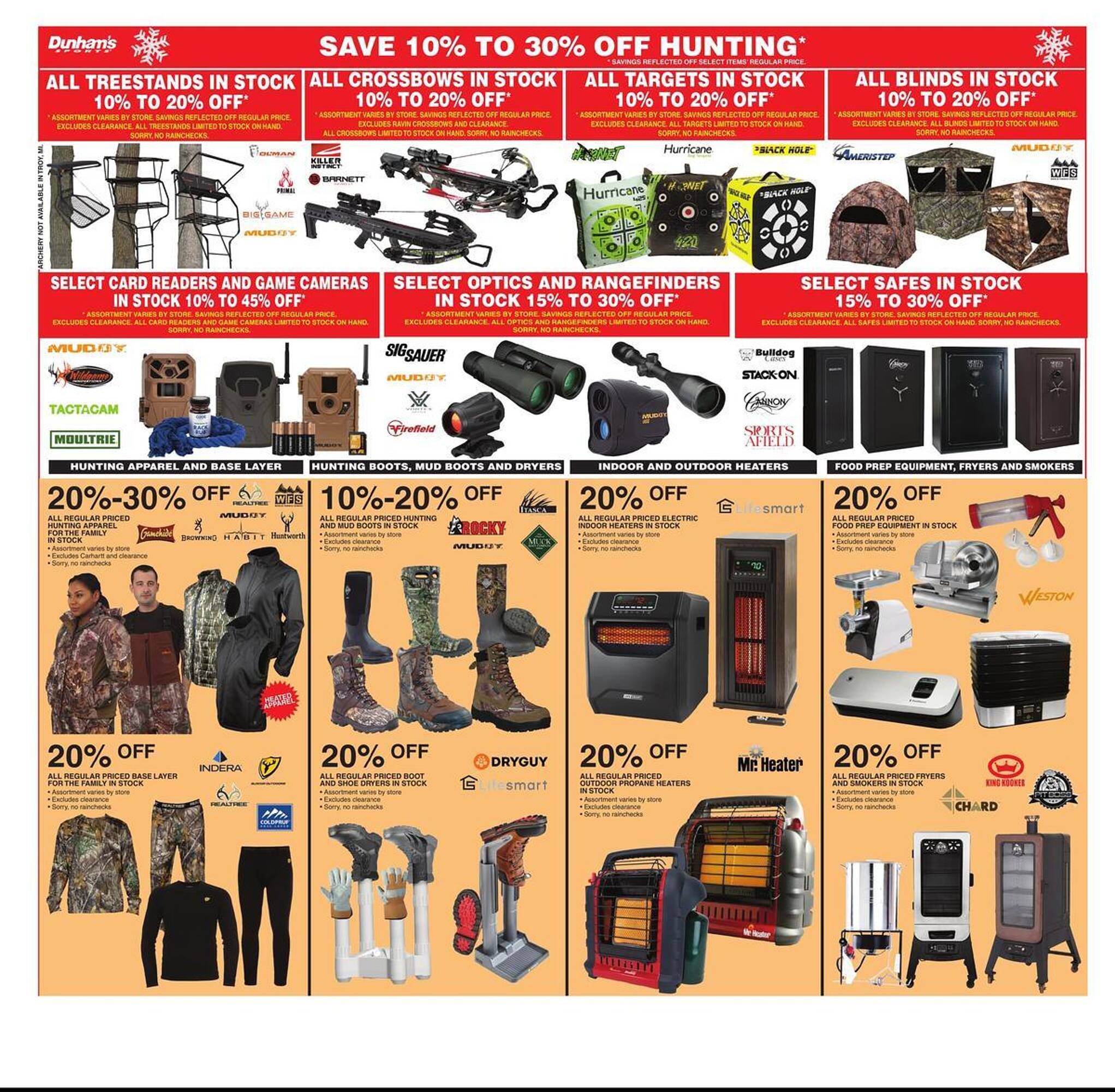 Dunham's Sports weekly ad