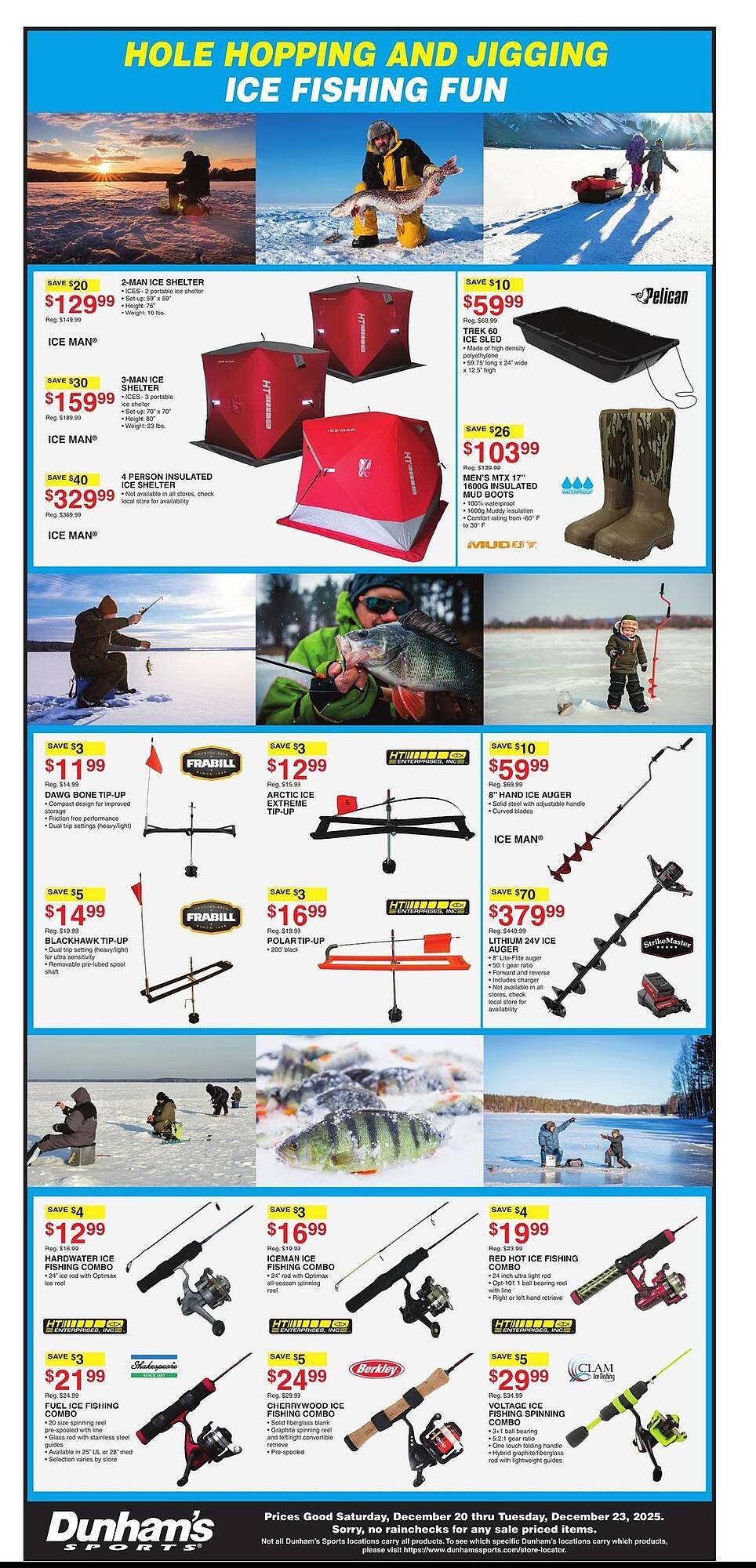 Dunham's Sports weekly ad