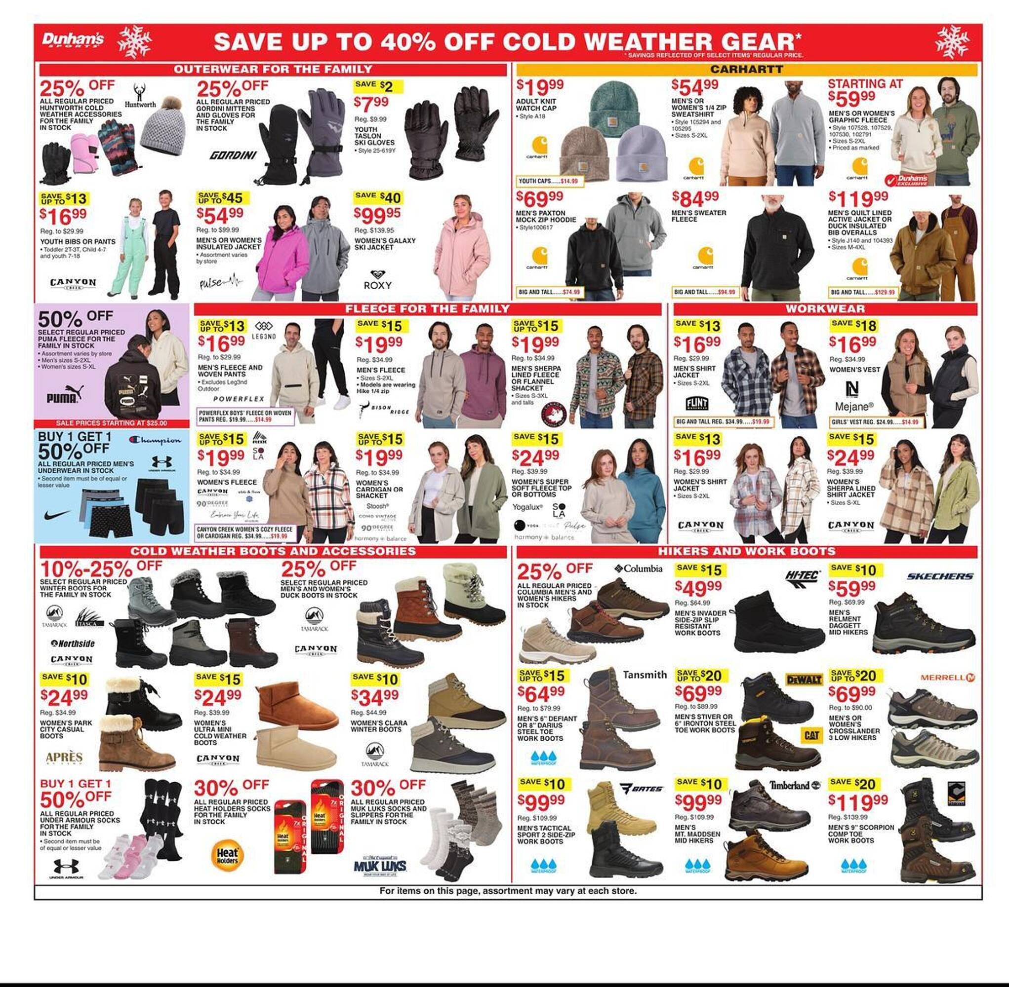 Dunham's Sports weekly ad