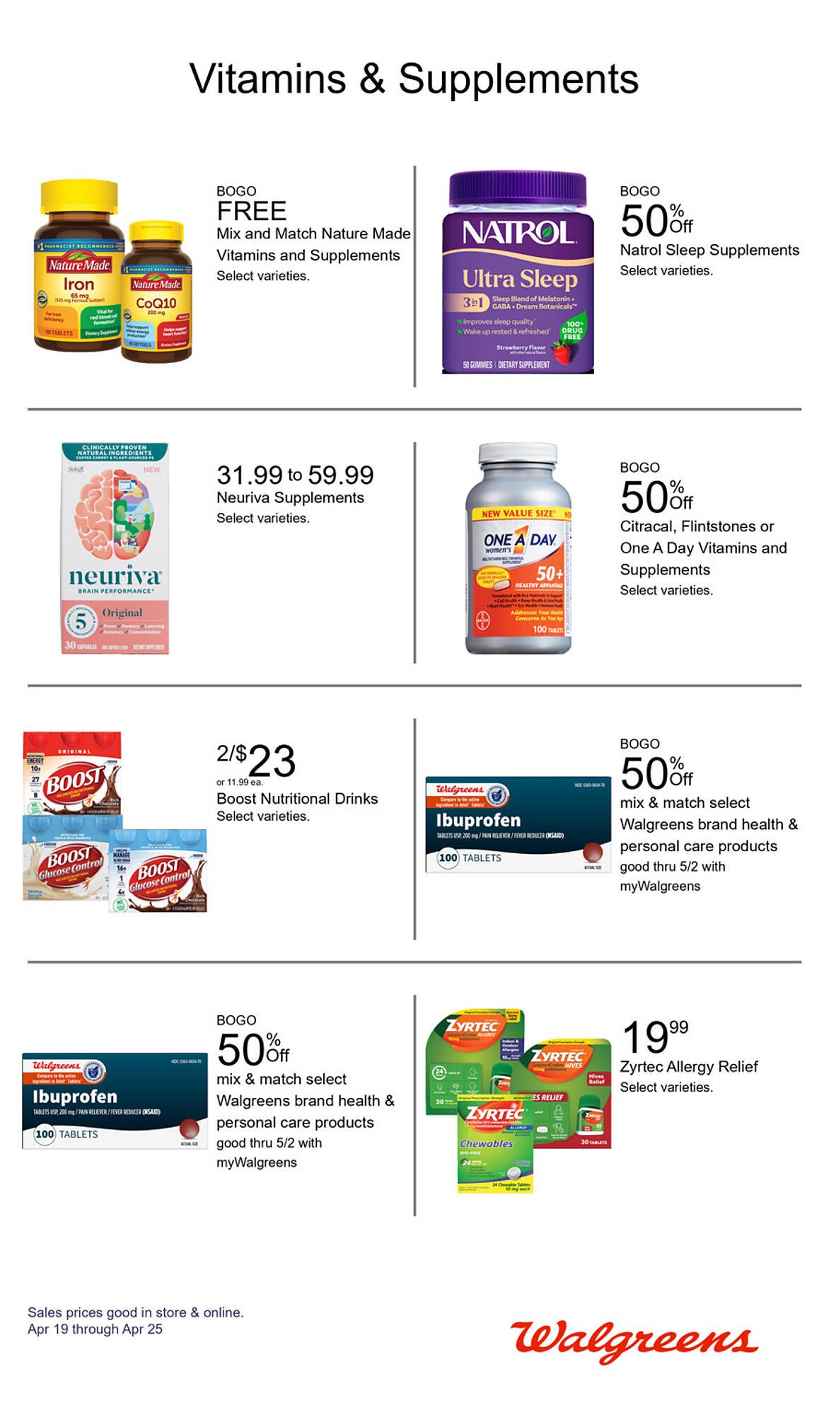 Walgreens weekly ad