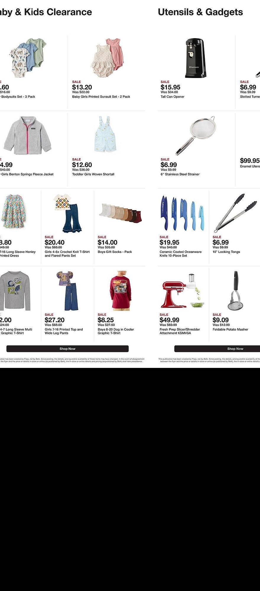 Belk weekly ad