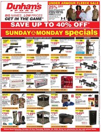 Dunham&#039;s Sports weekly ad (2025-10-25 - 2025-10-30)