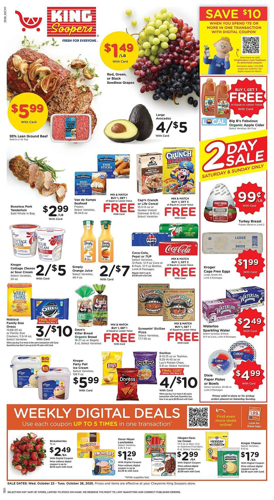 King Soopers weekly ad (2025-10-22 - 2025-10-28) | 1