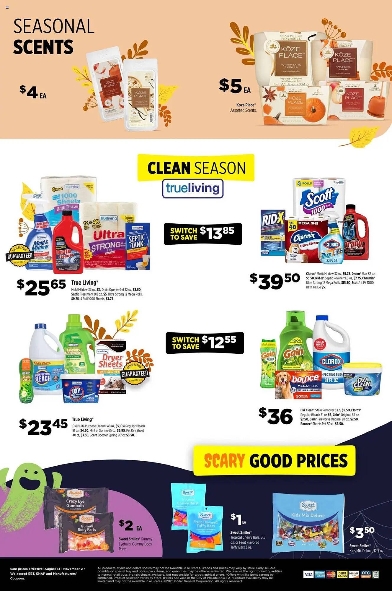Dollar General Weekly Ad (2025-08-31 - 2025-11-03) | 2