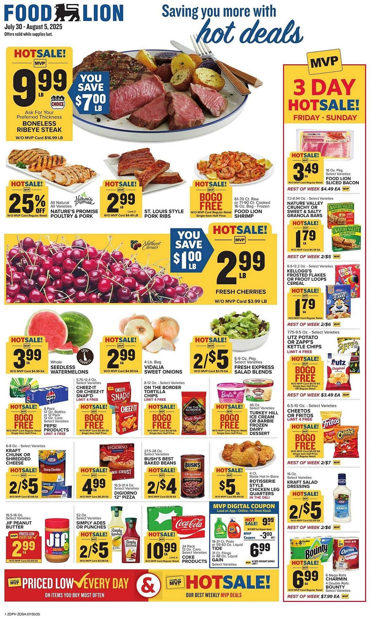 Food Lion Weekly Ad (2025-07-30 - 2025-08-05) | 1