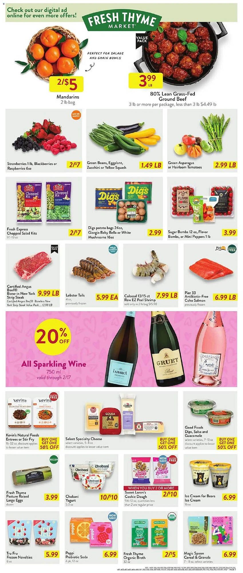 Fresh Thyme weekly ad