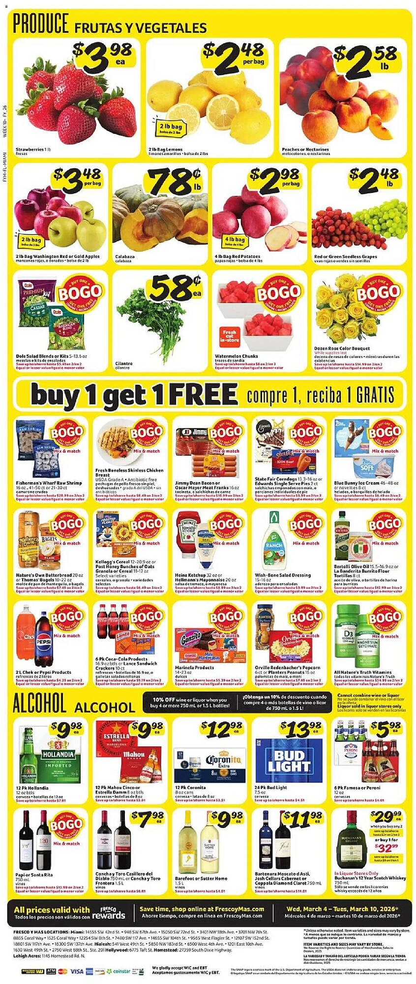 Fresco y Más weekly ad