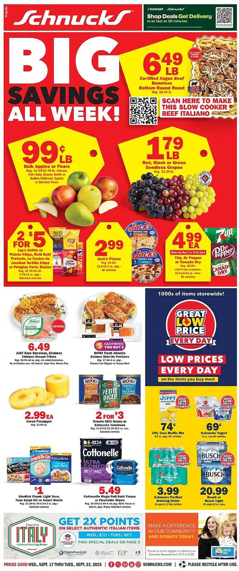 Schnucks weekly ad (2025-09-17 - 2025-09-24) | 1