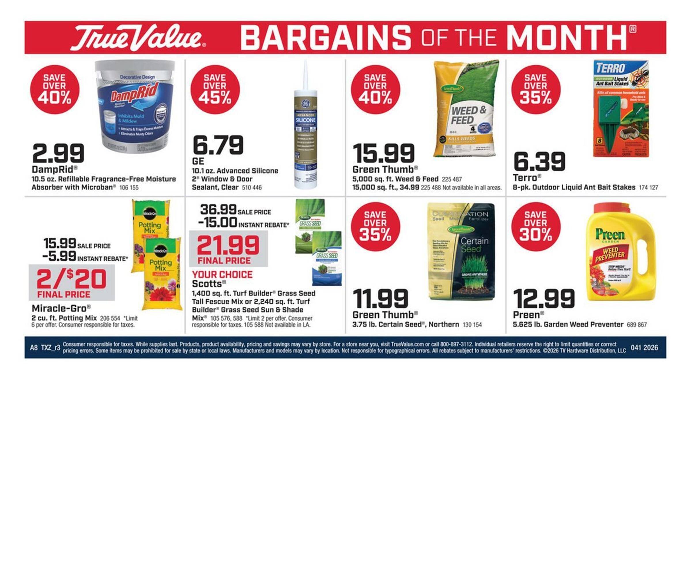 True Value weekly ad