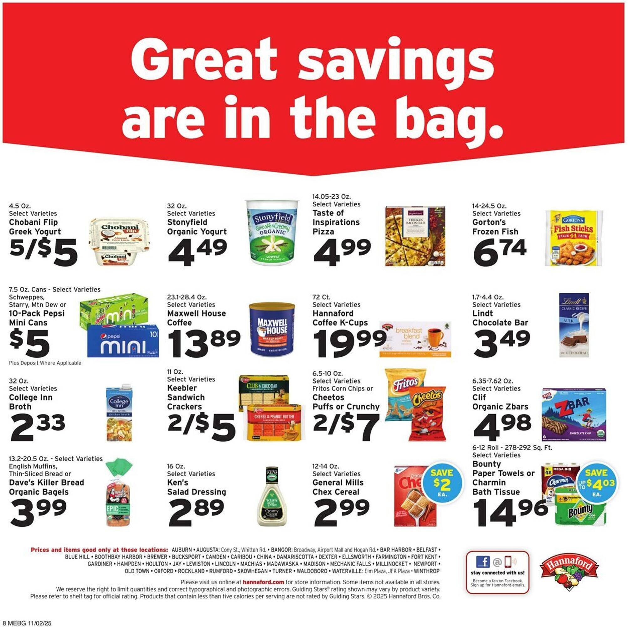 Hannaford flyer (2025-11-02 - 2025-11-08) | 8