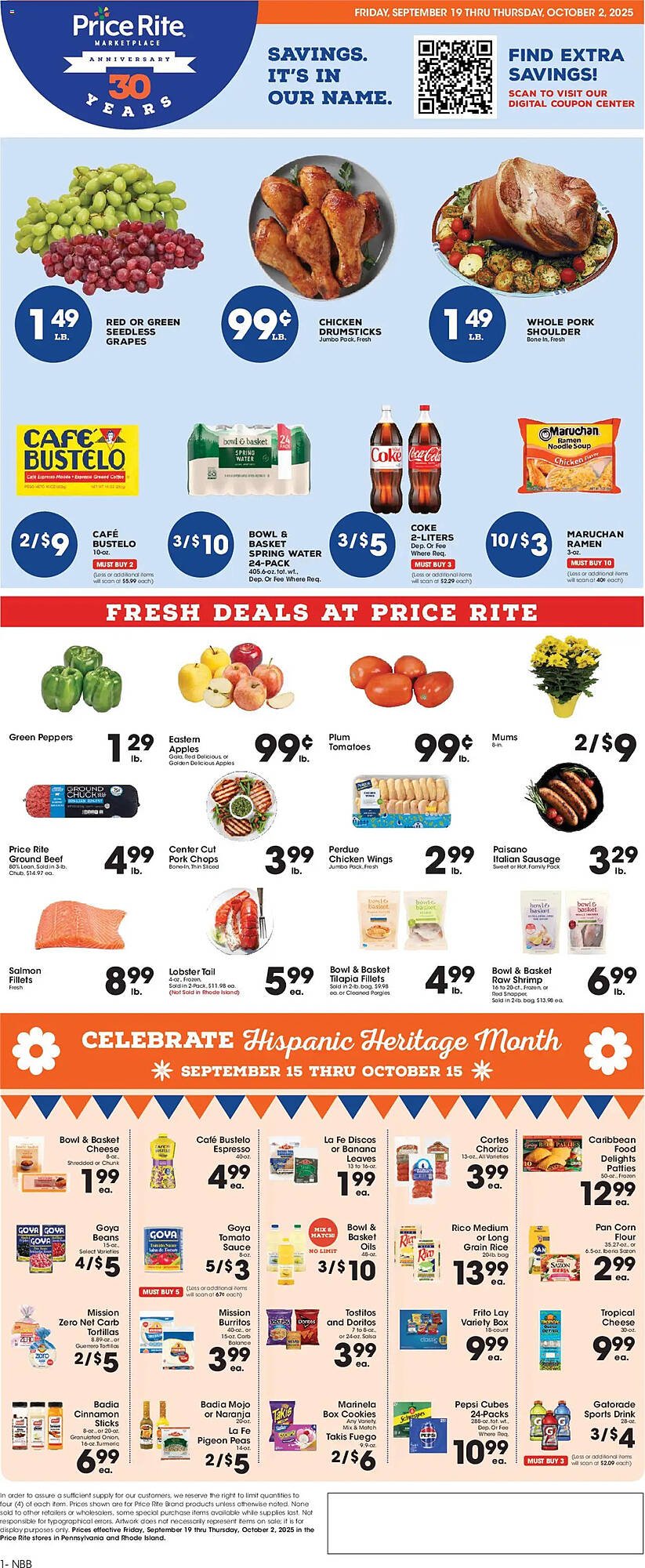 Price Rite circular (2025-09-19 - 2025-10-02) | 1