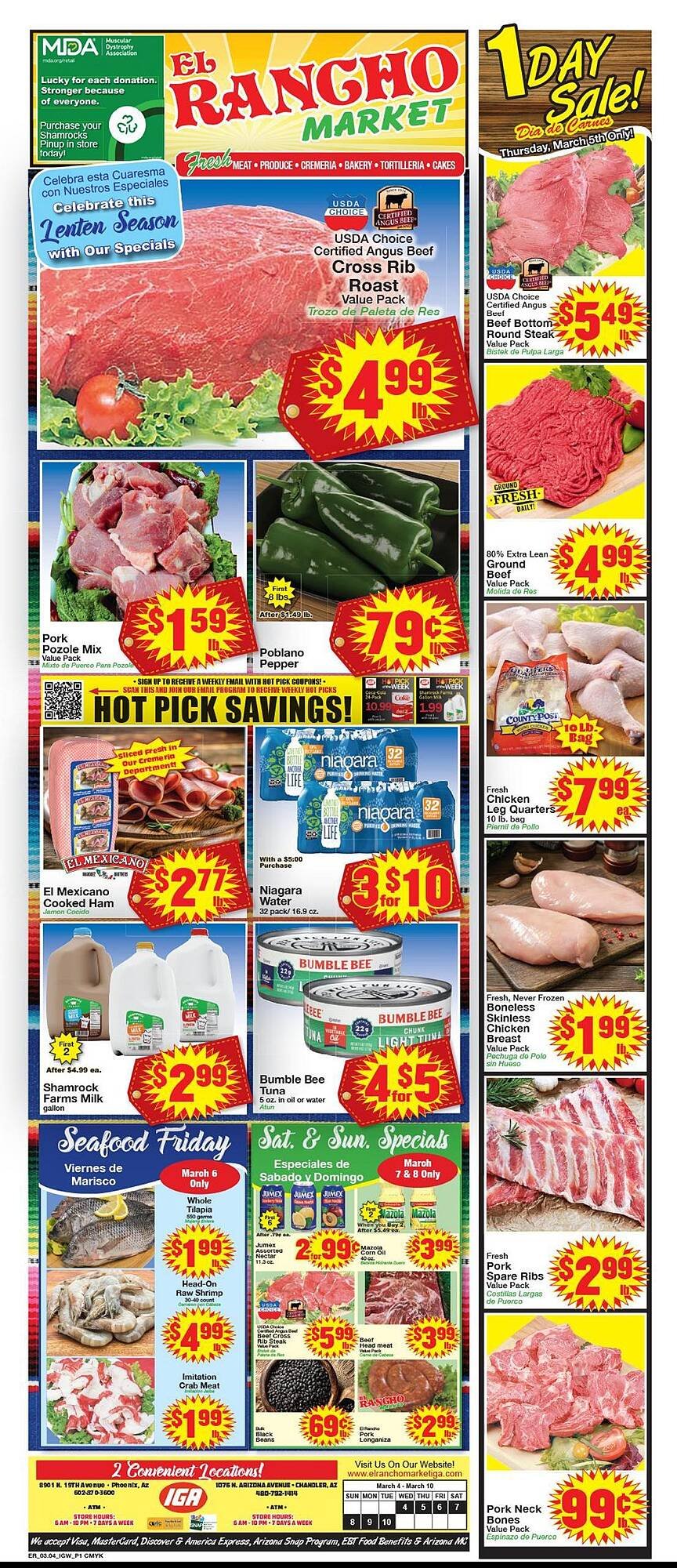 Supermercado El Rancho weekly ad