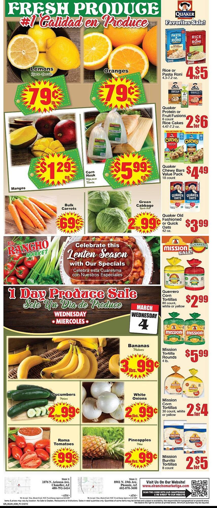 Supermercado El Rancho weekly ad