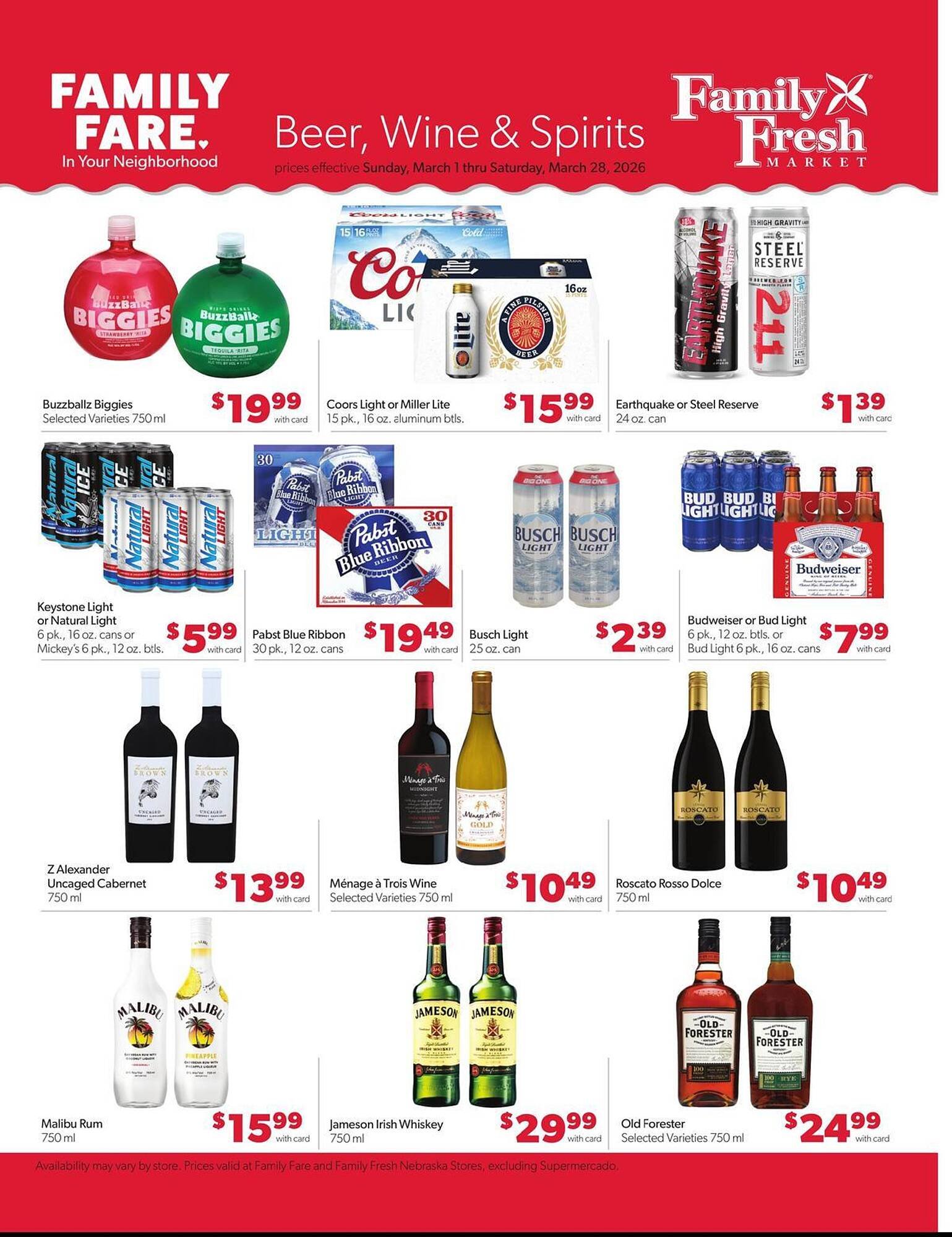 Family Fare weekly ad