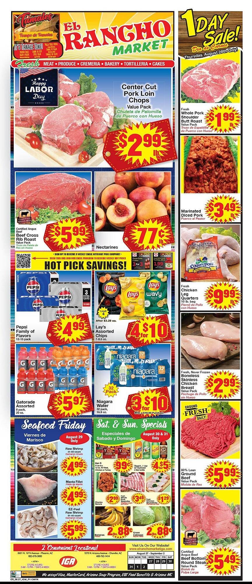 Supermercado El Rancho Weekly Ad (2025-08-27 - 2025-09-02) | 1