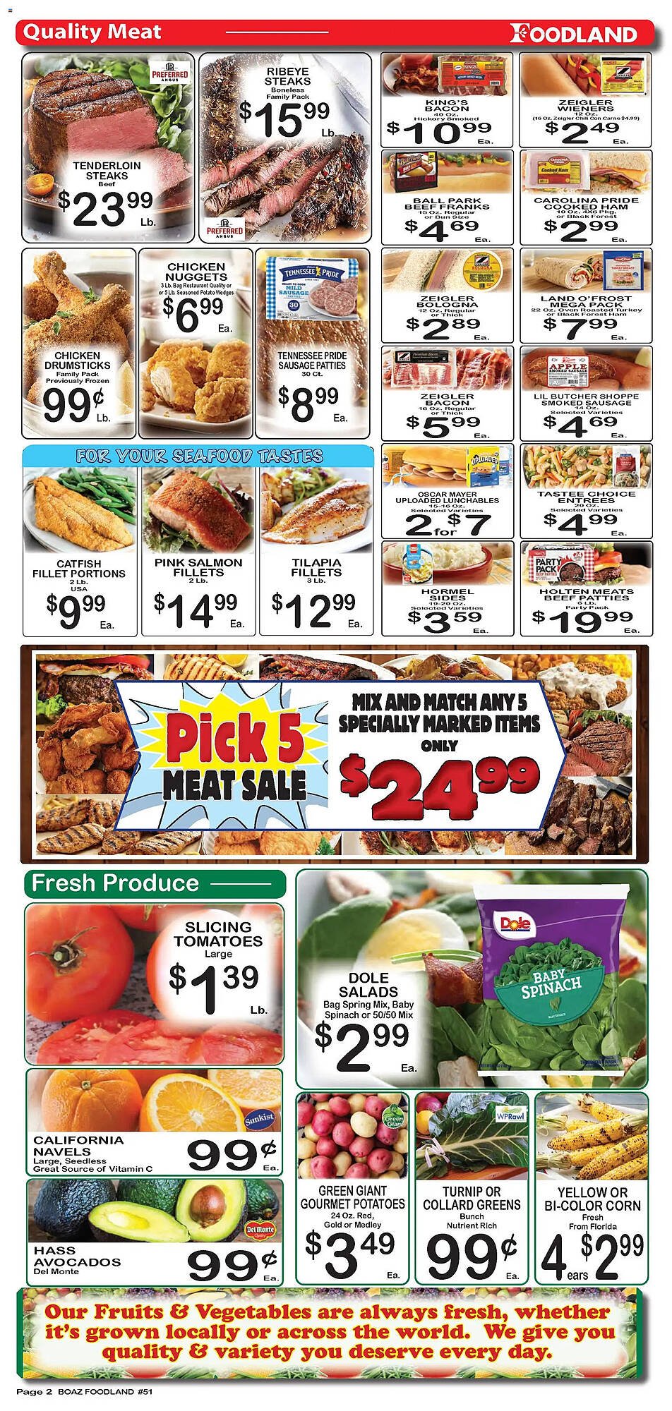 Foodland weekly ad
