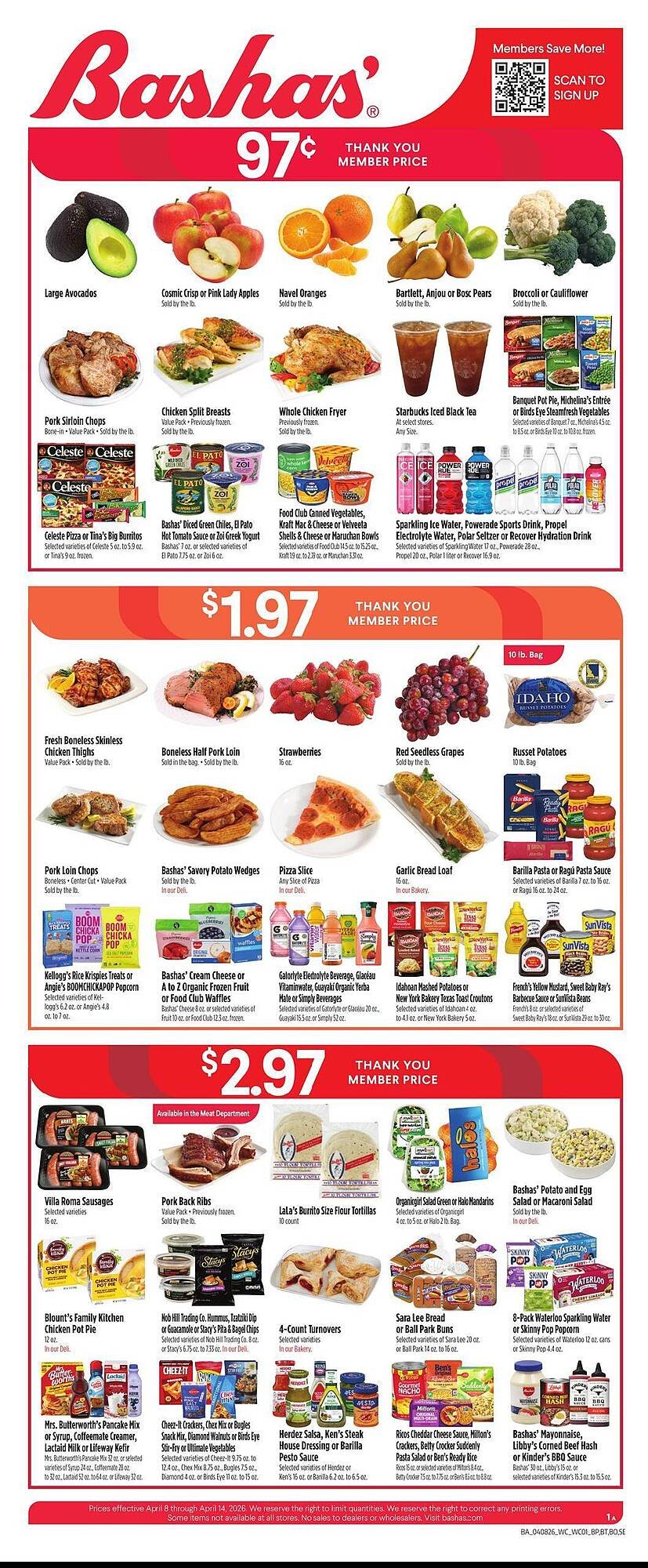 Bashas' weekly ad