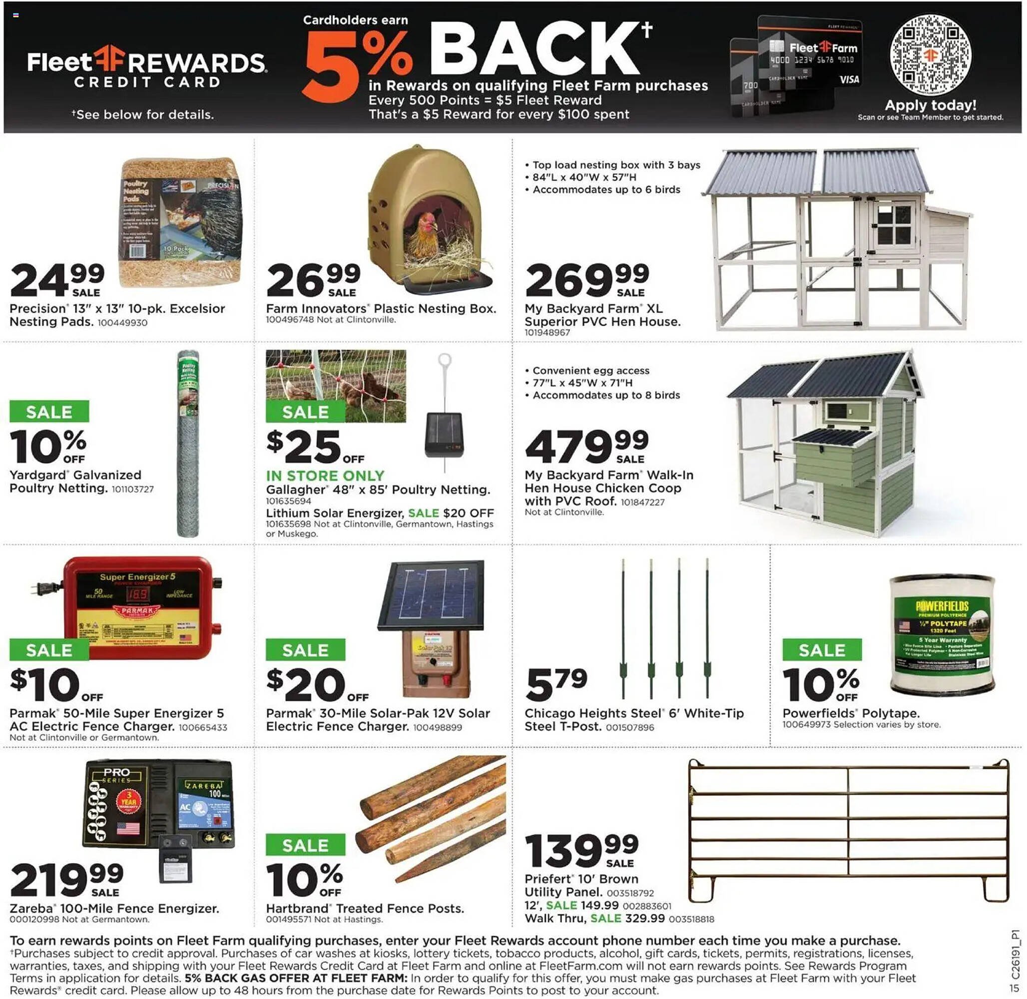 Mills Fleet Farm weekly ad