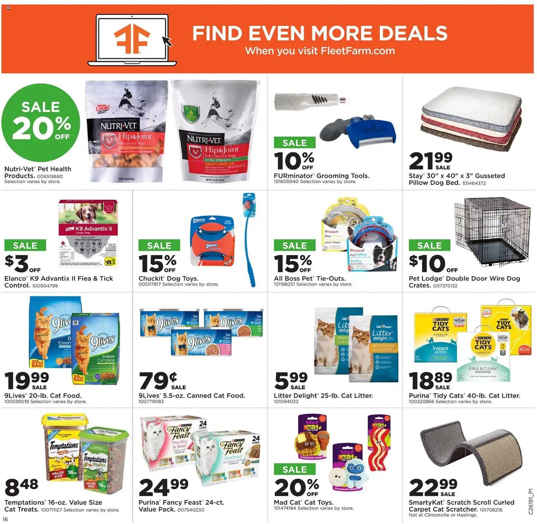 Mills Fleet Farm weekly ad