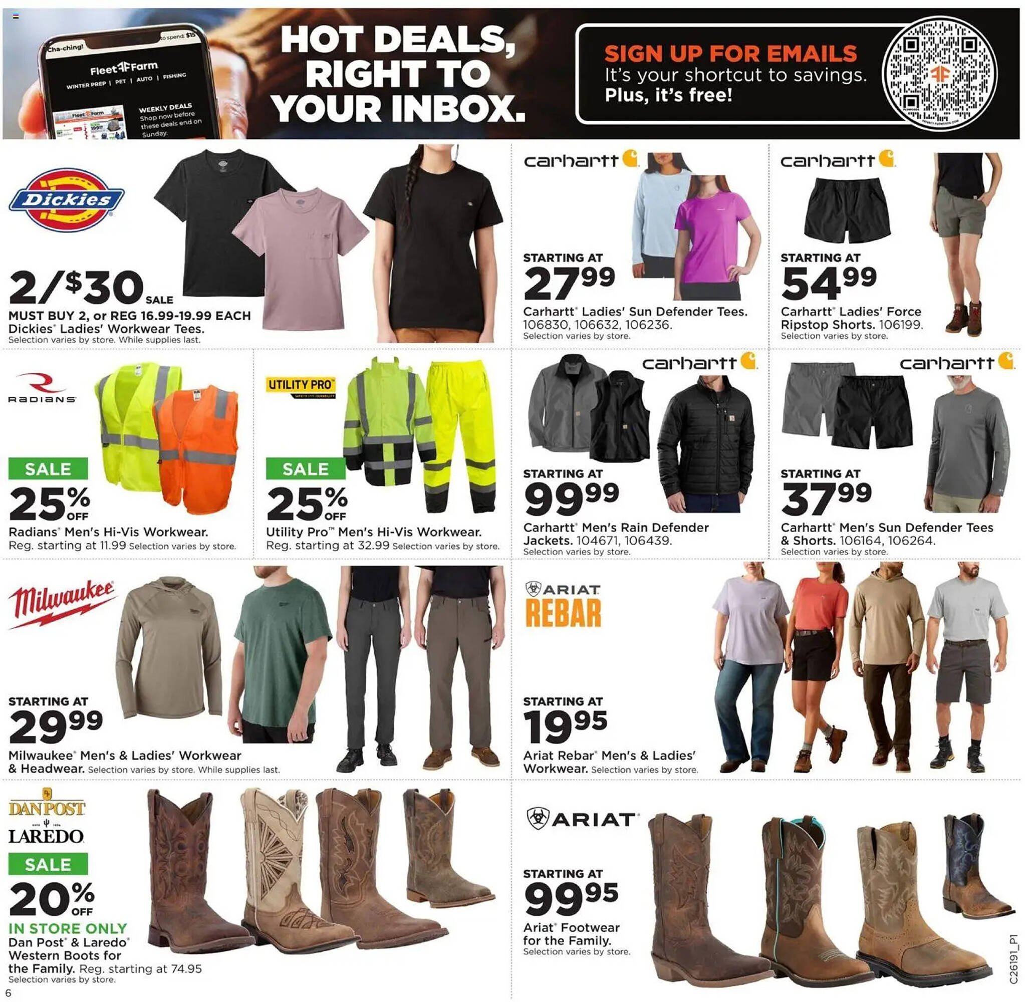 Mills Fleet Farm weekly ad