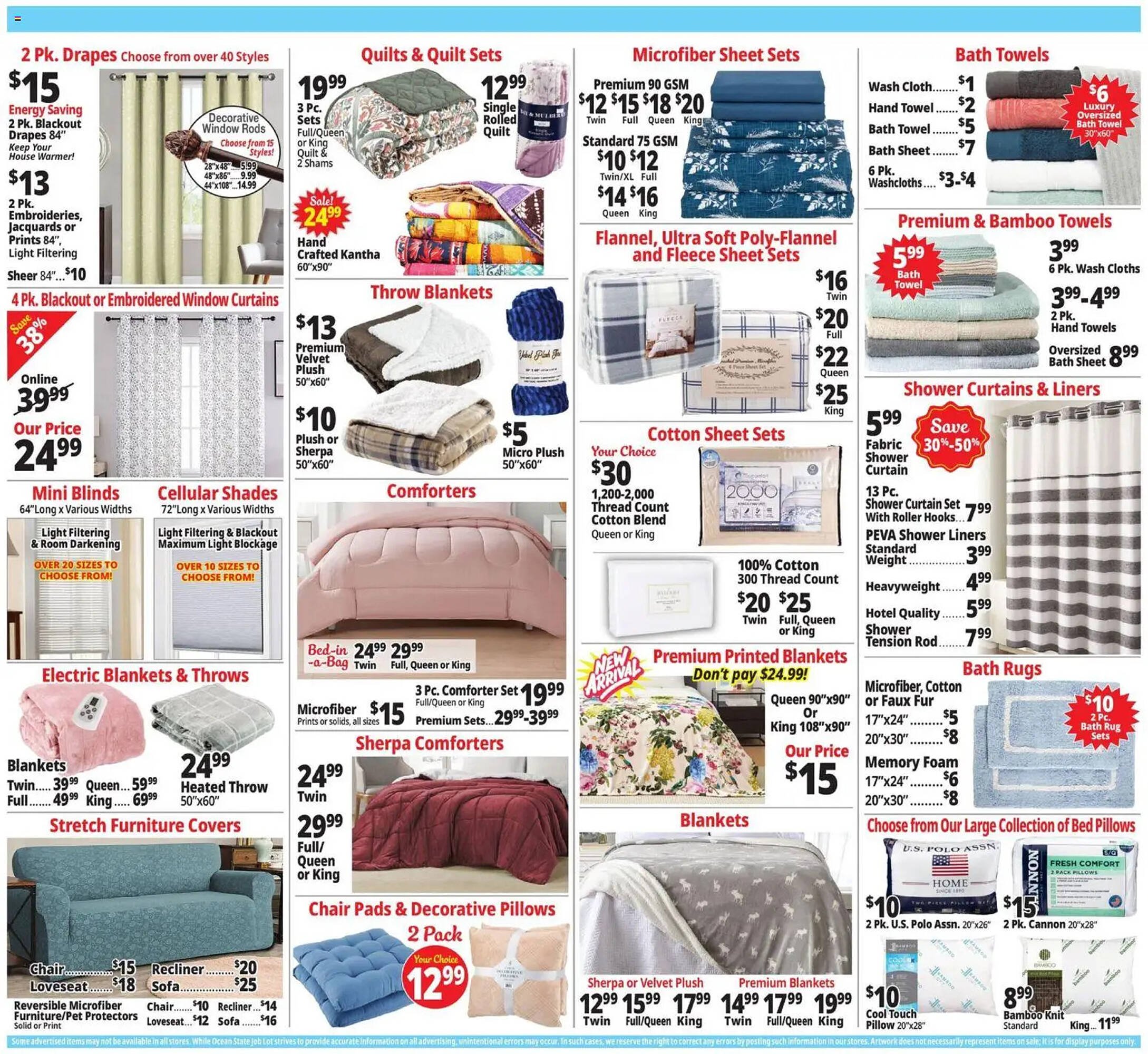 Ocean State Job Lot flyer