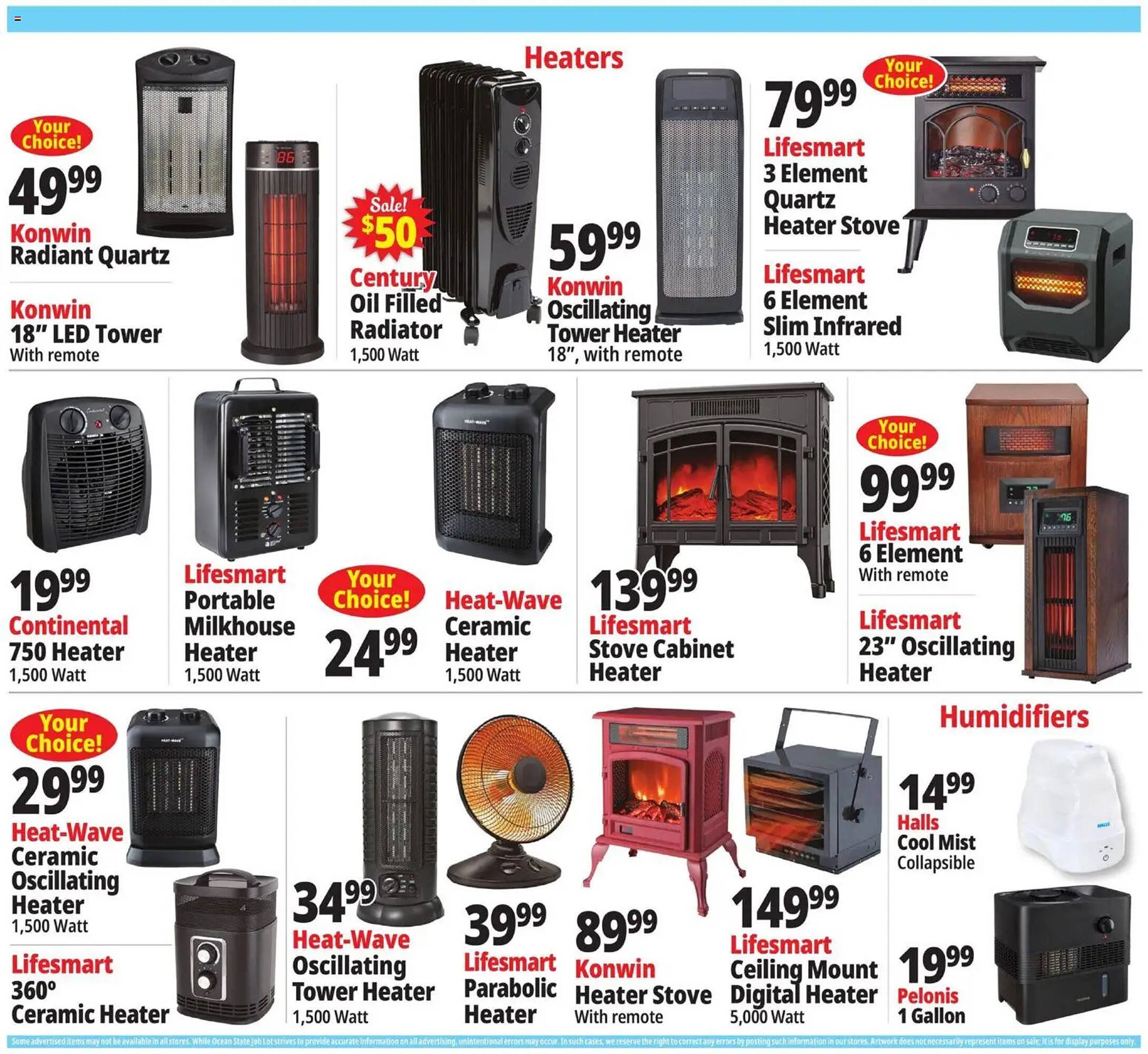 Ocean State Job Lot flyer