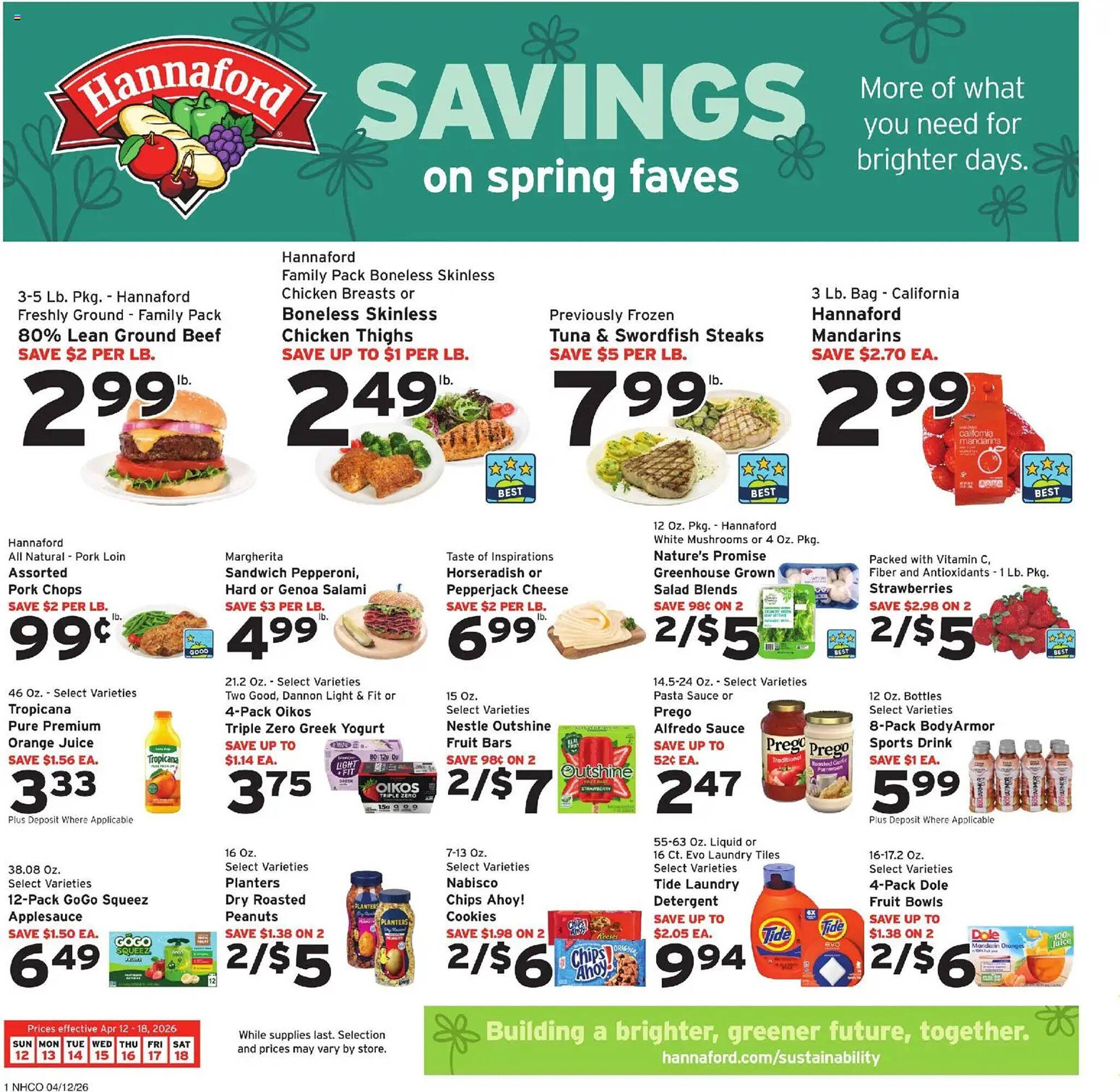 Hannaford flyer