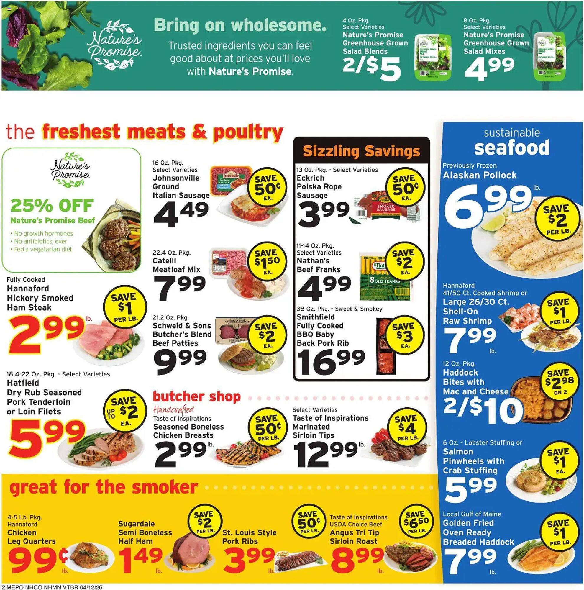 Hannaford flyer