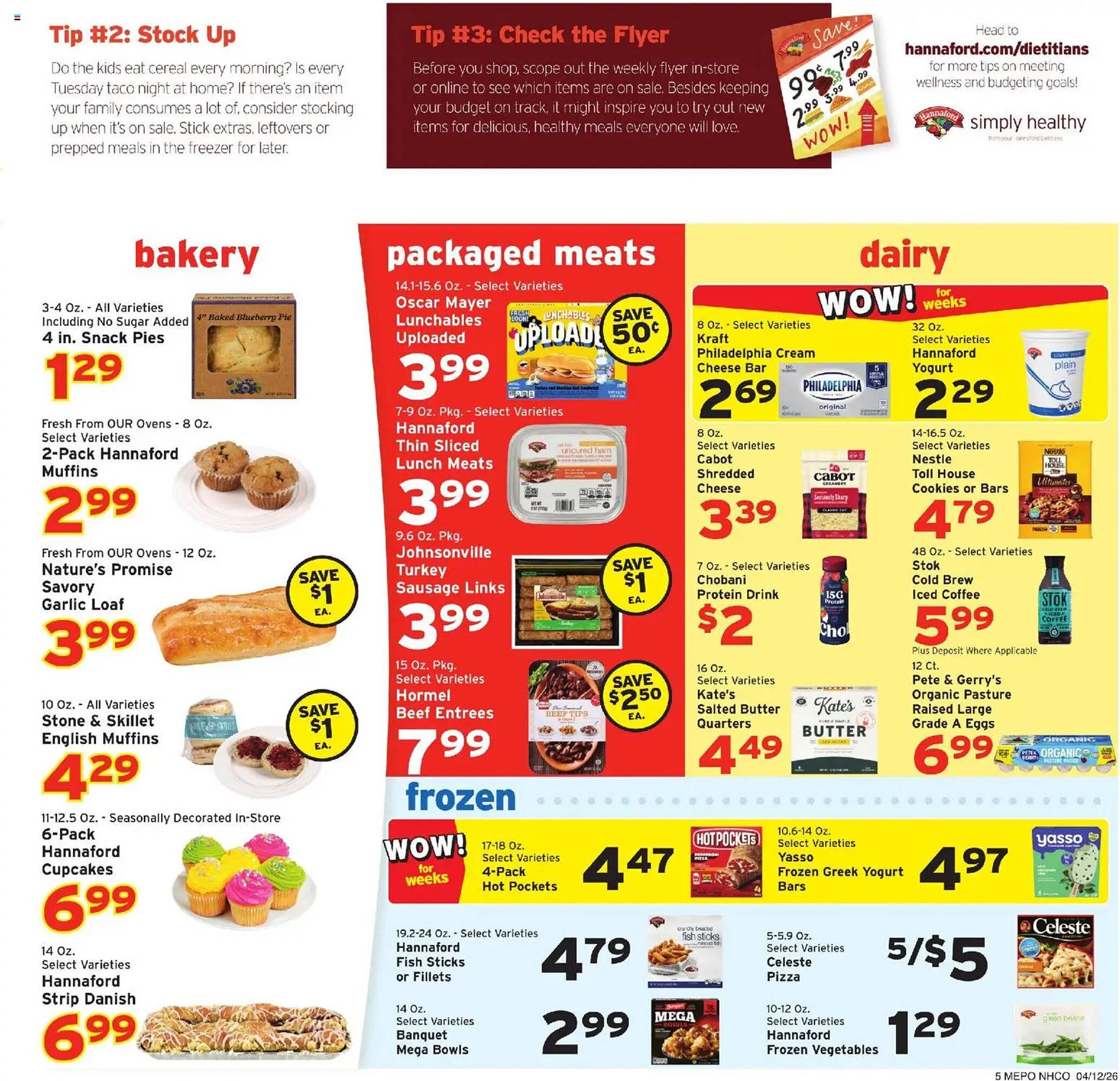 Hannaford flyer