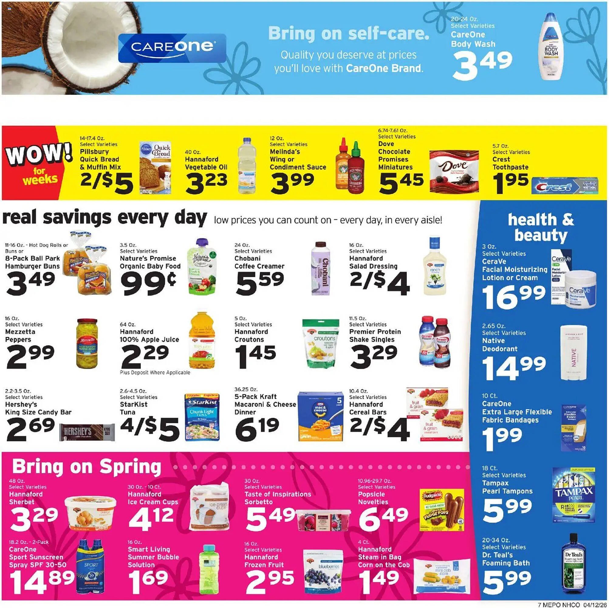 Hannaford flyer